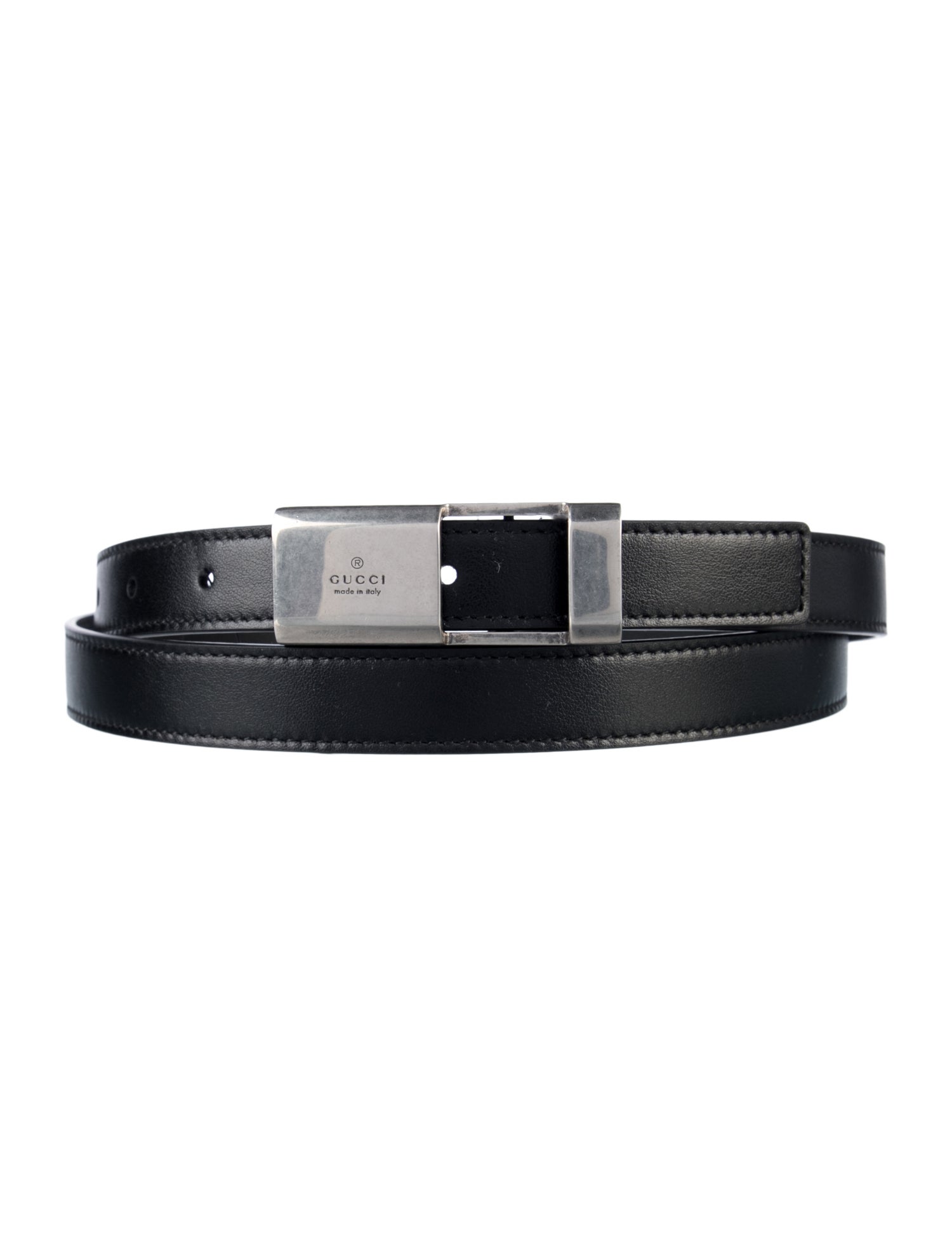 Gucci Skinny Leather Waist Belt