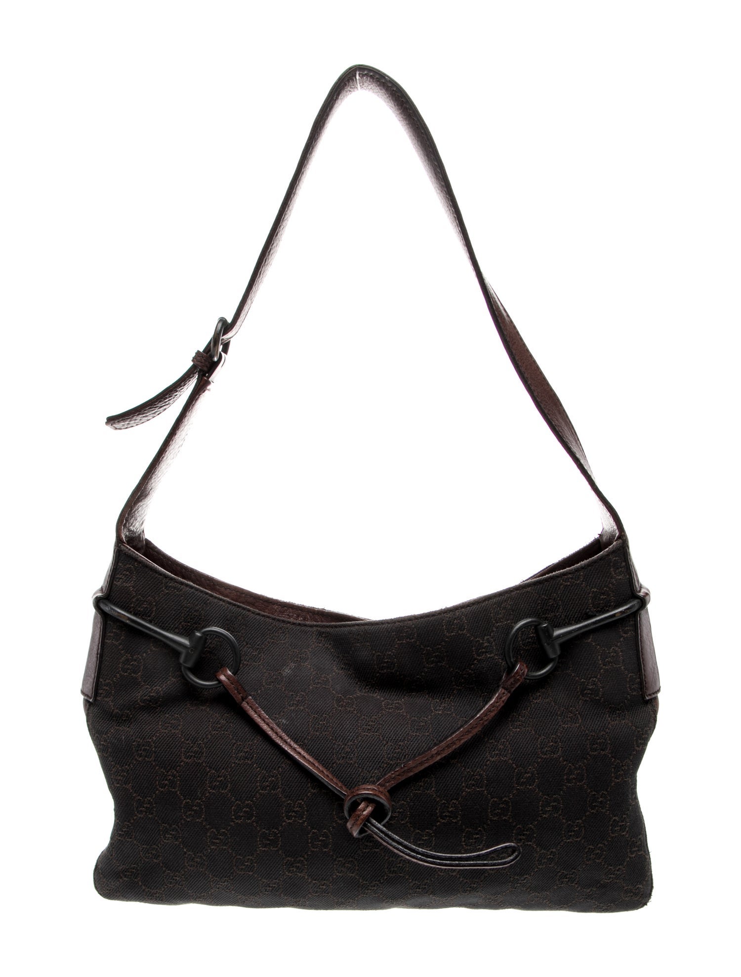 Gucci GG Denim Horsebit Chain