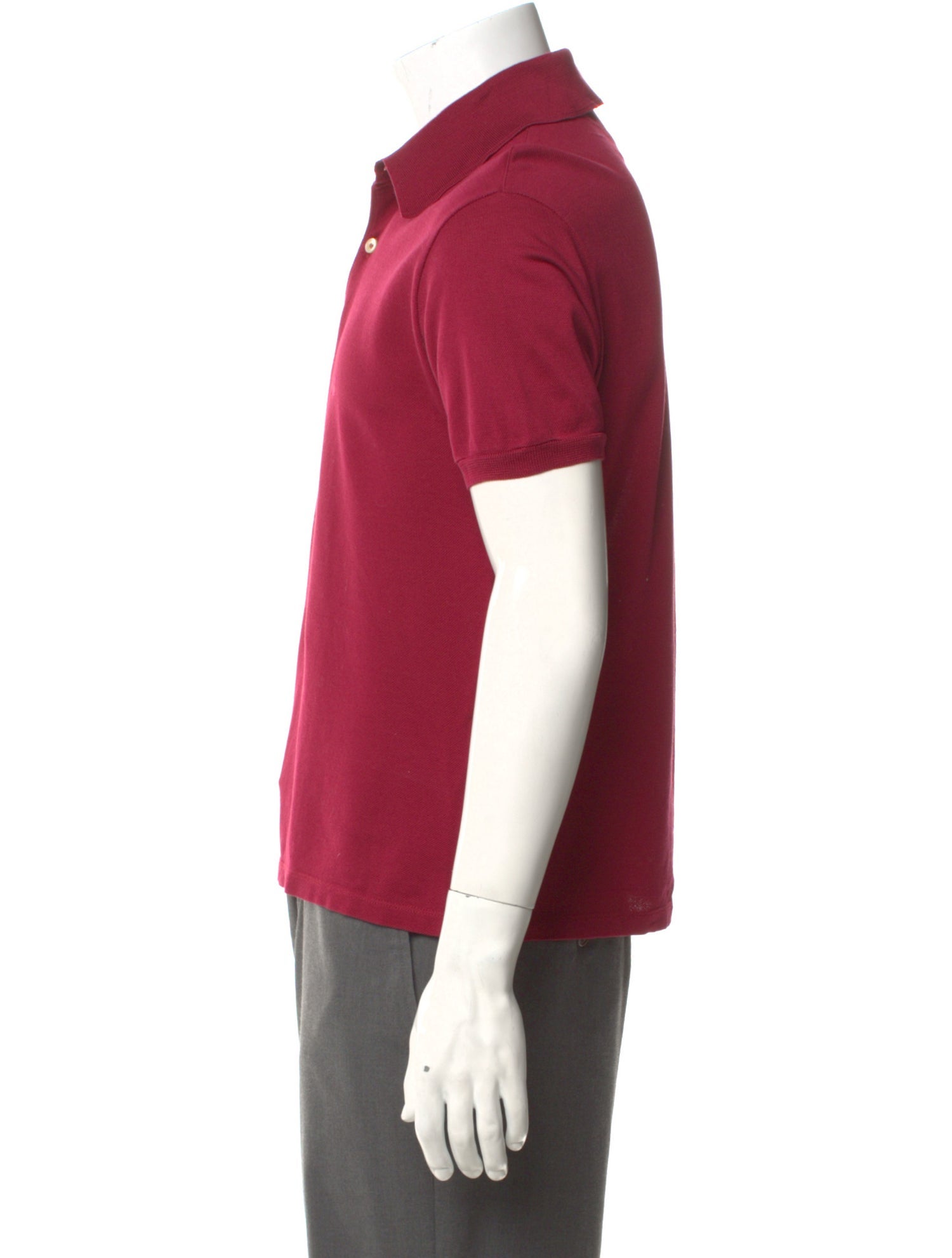 Gucci Running GG Logo V-Neck Polo Shirt