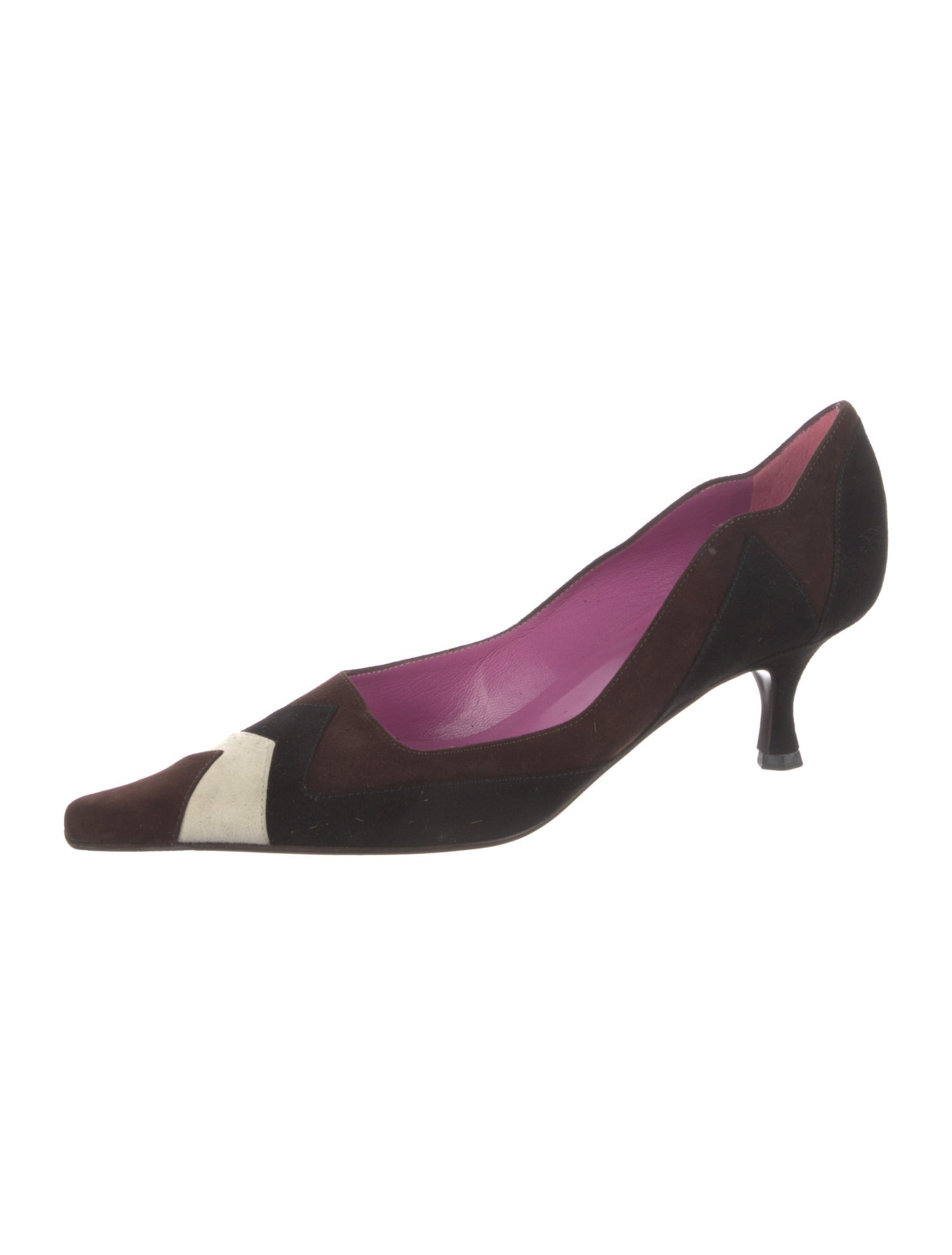 Escada Vintage Suede Pumps