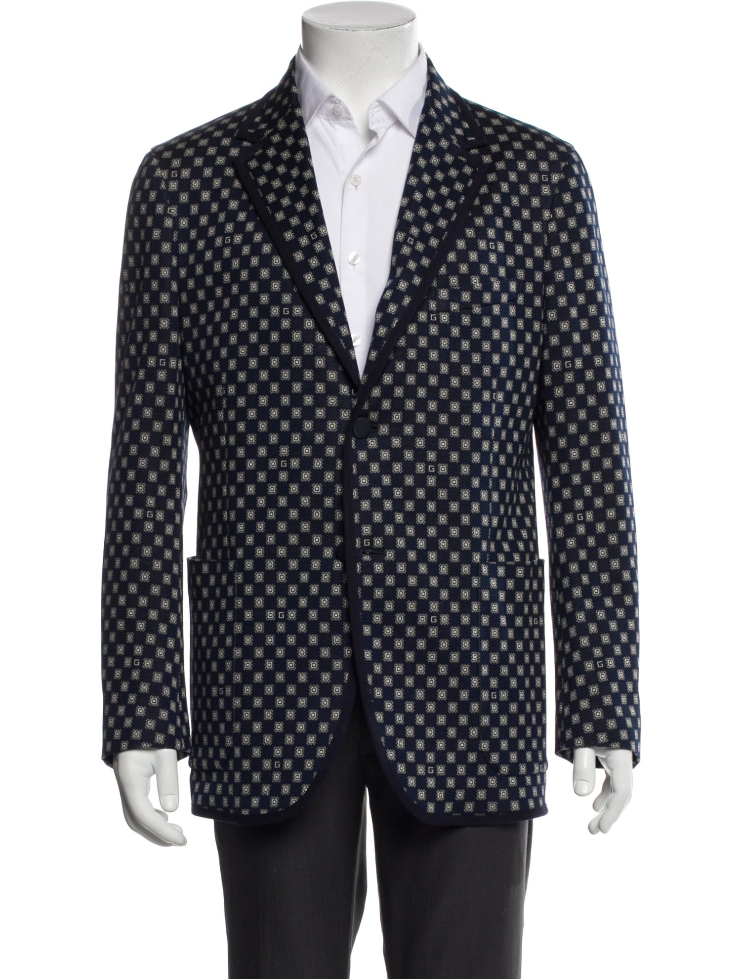 Gucci 2018 Printed Blazer