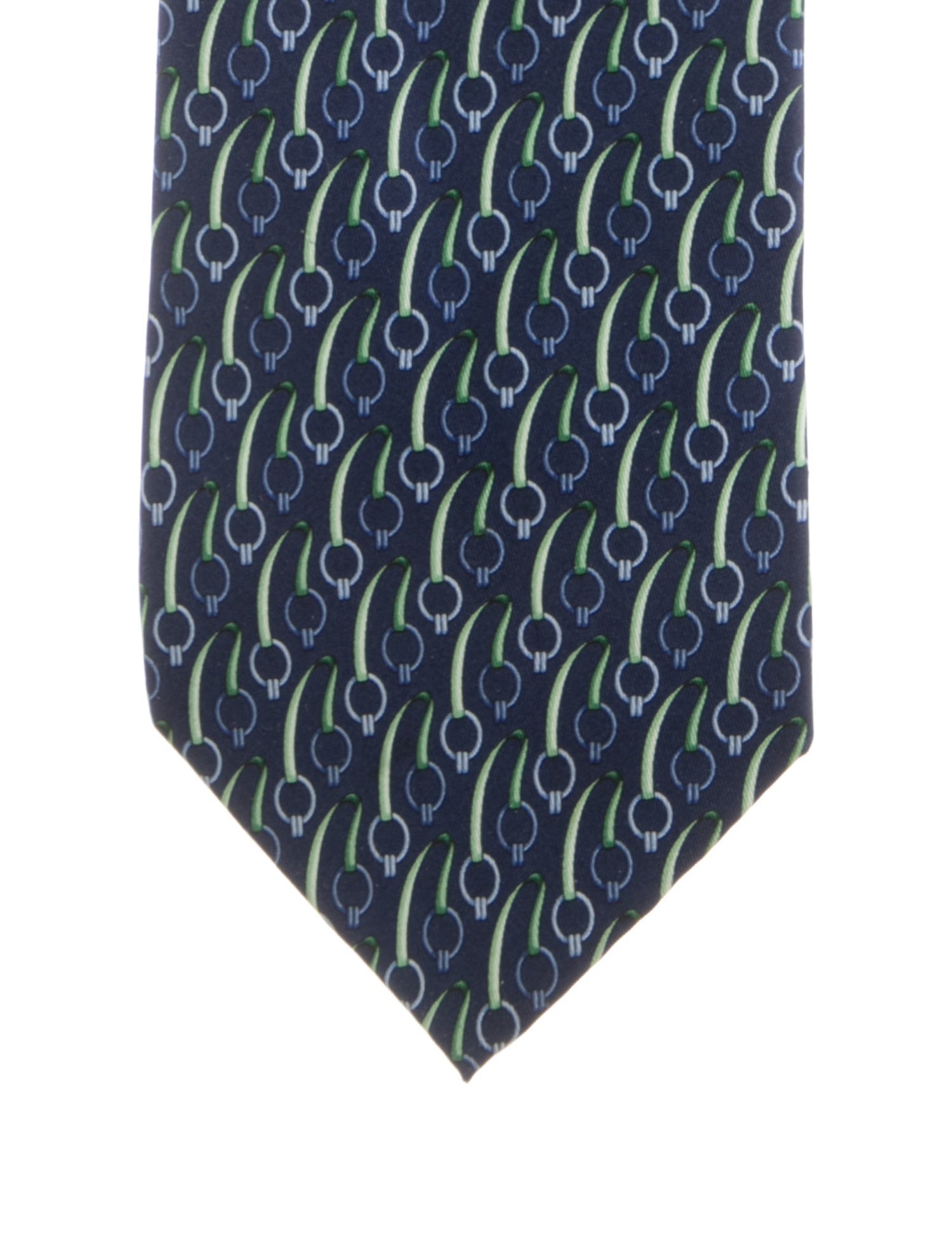Gucci Pattern Print Silk Tie