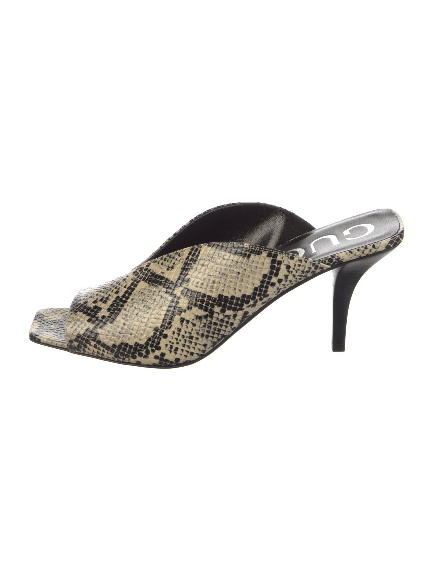 Gucci Python Animal Print Slides