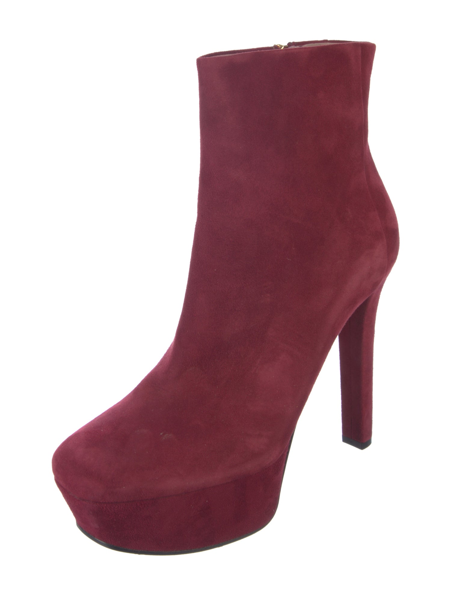 Gucci Interlocking G Logo Suede Boots