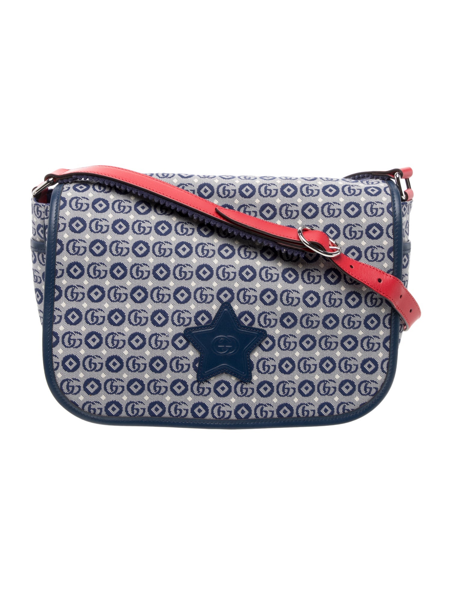 Gucci Kids' Jacquard Messenger Bag