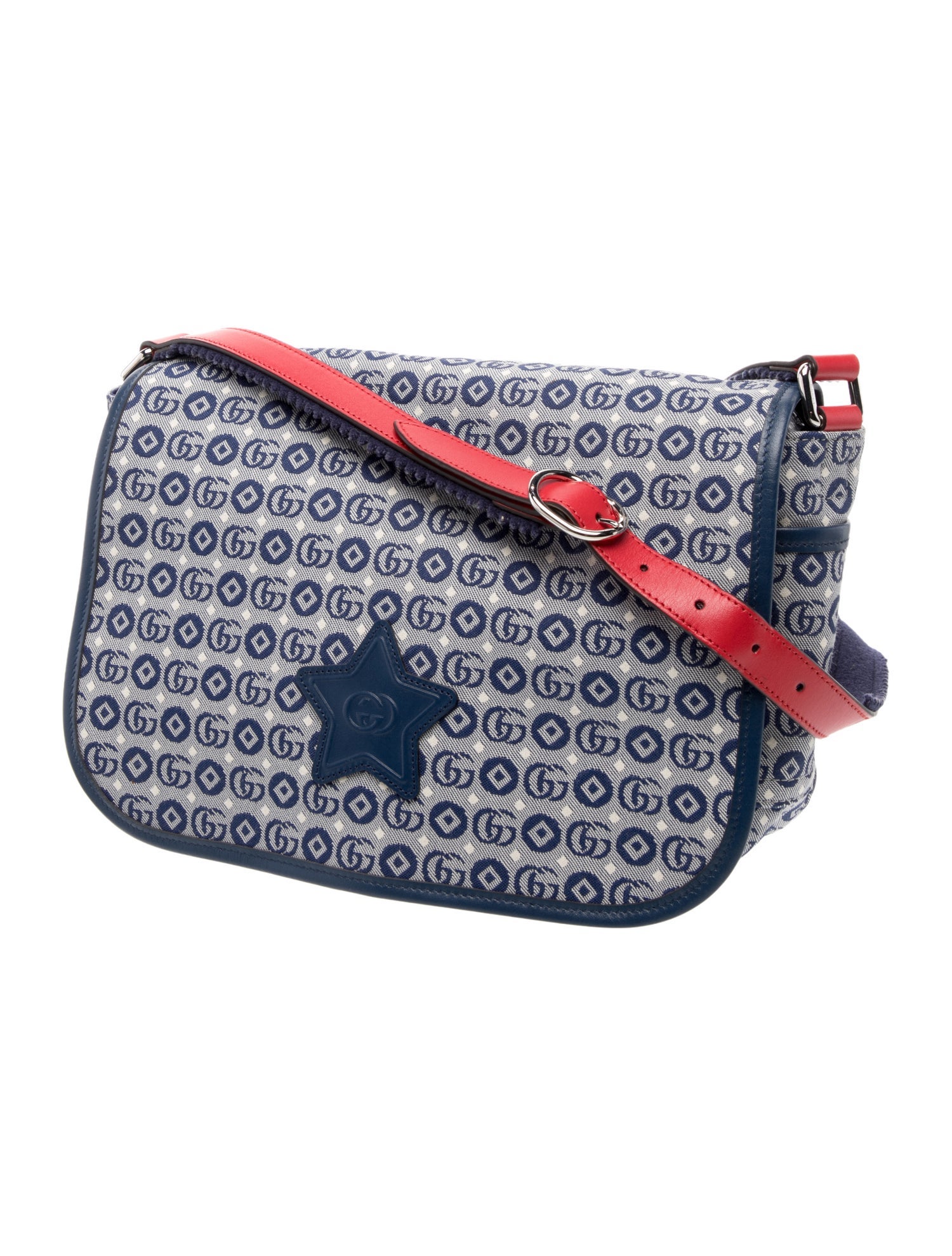 Gucci Kids' Jacquard Messenger Bag