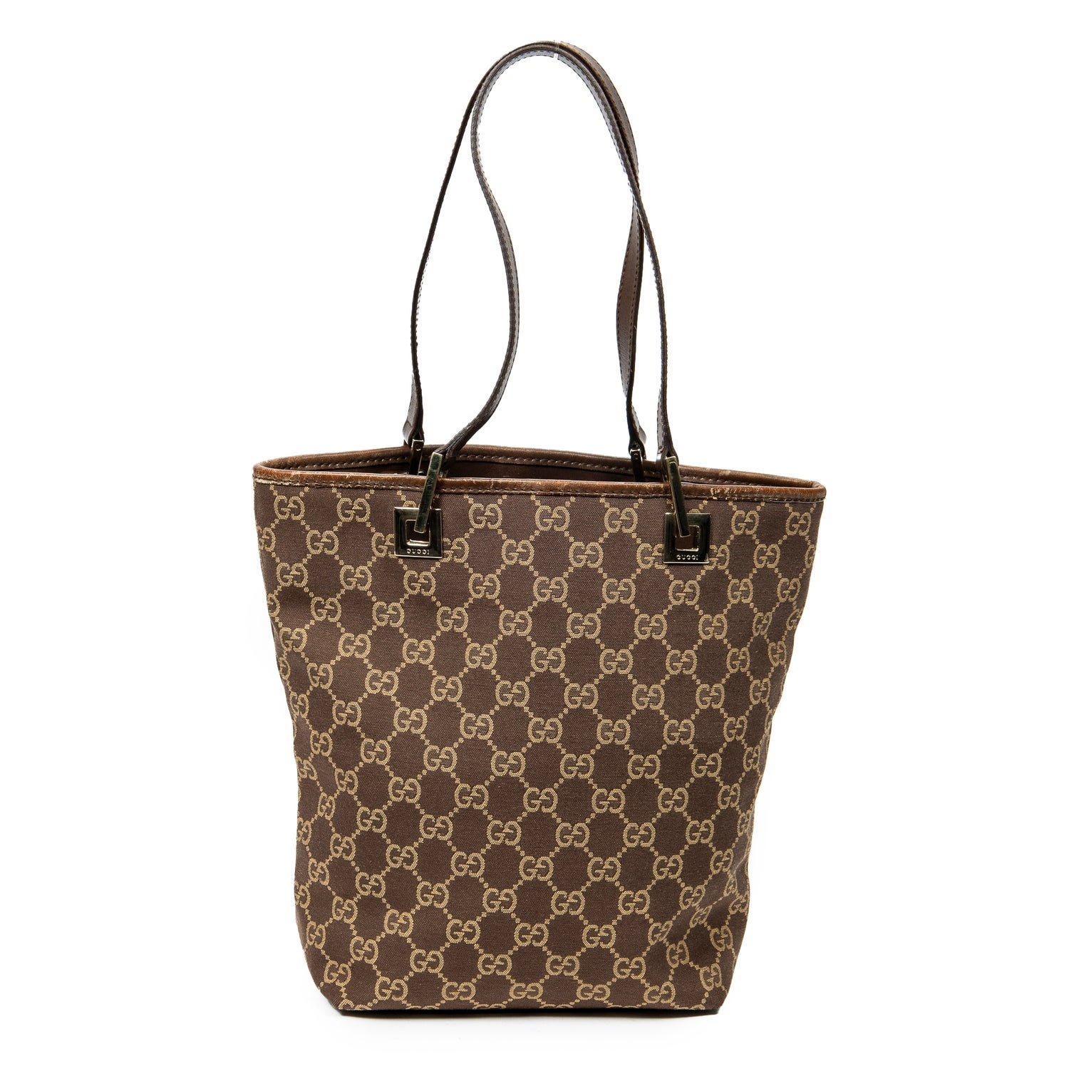 Gucci Canvas Small Bucket Tote