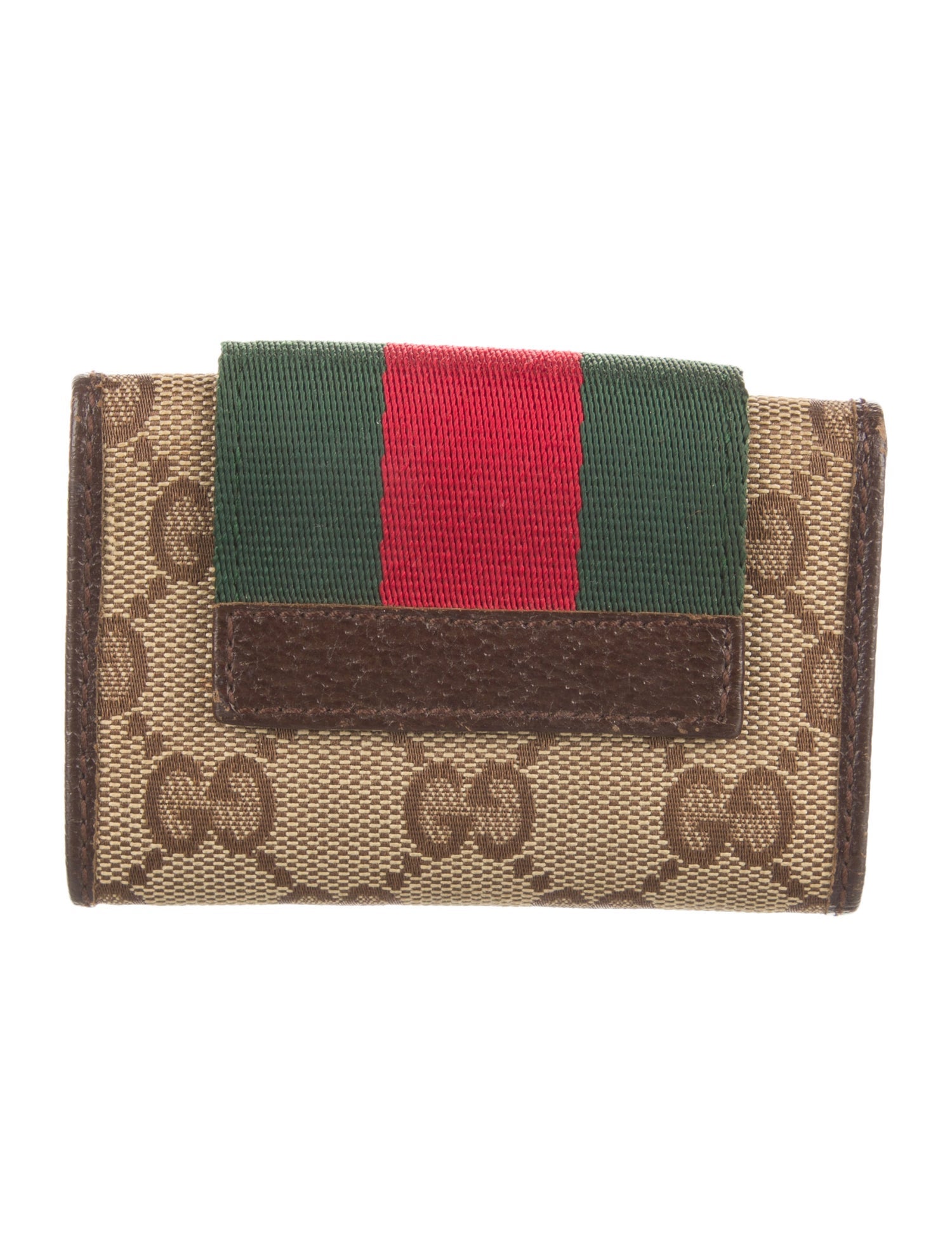 Gucci GG Canvas Keychain Wallet