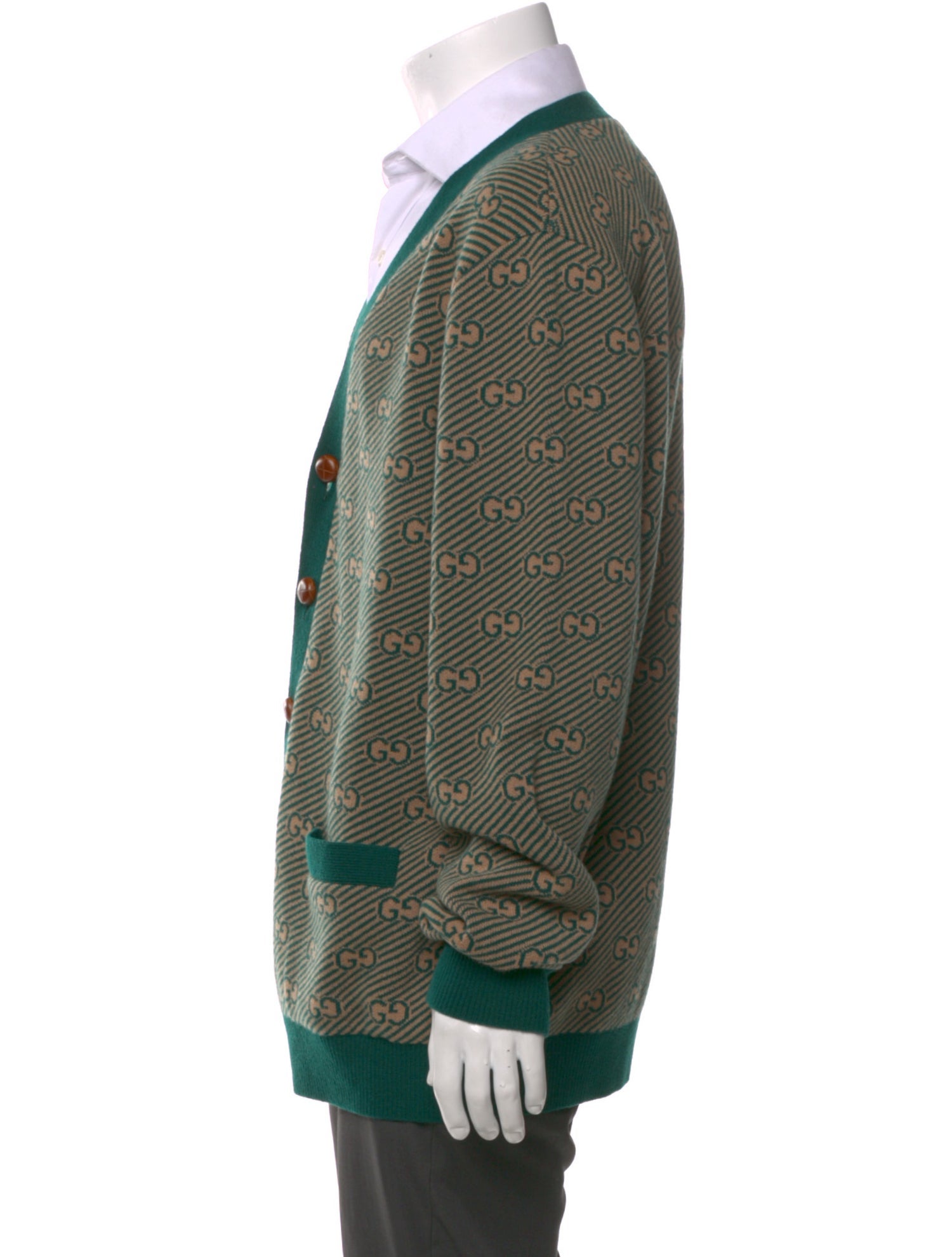 Gucci 2020 GG Logo Cardigan