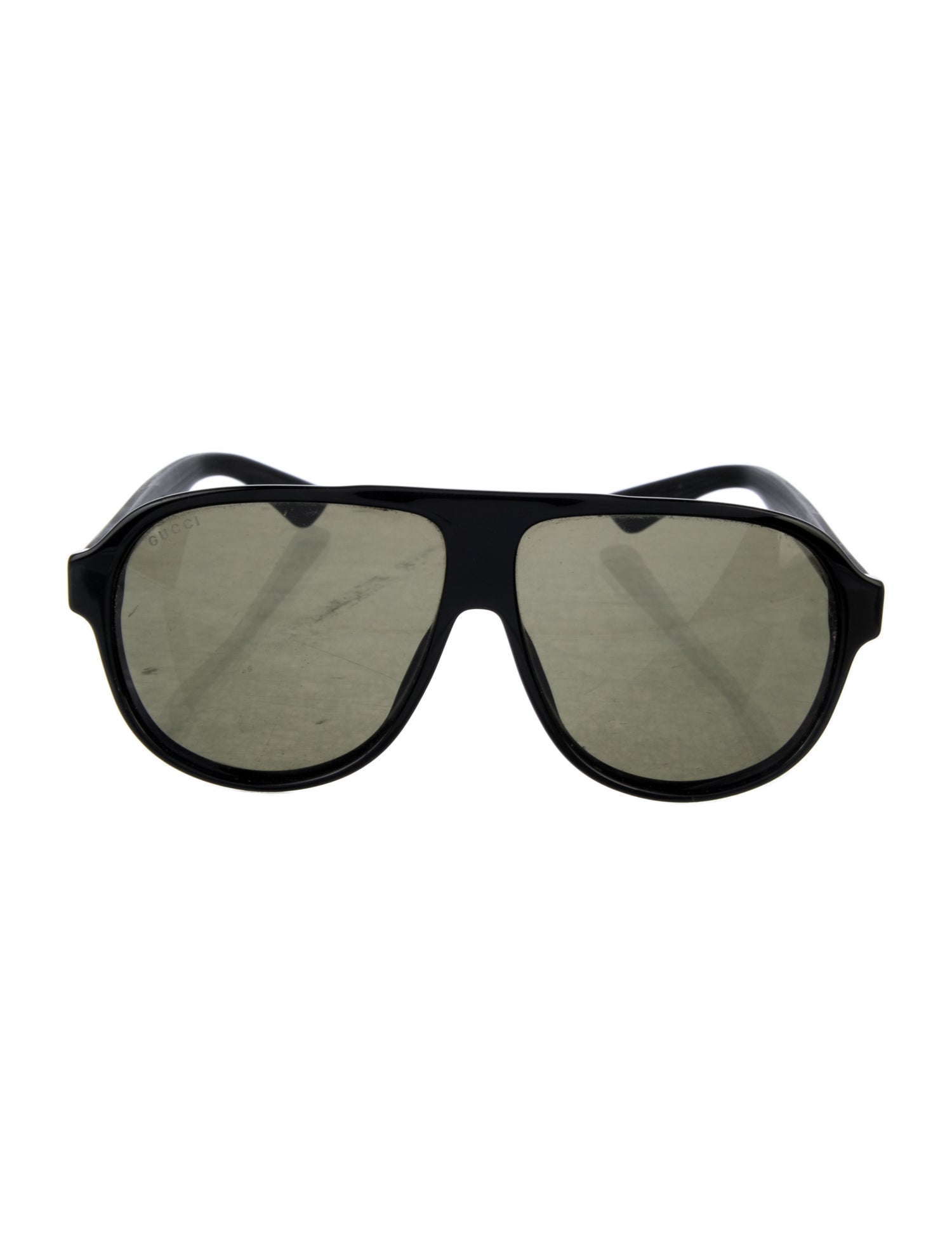Gucci Web Accent Shield Sunglasses