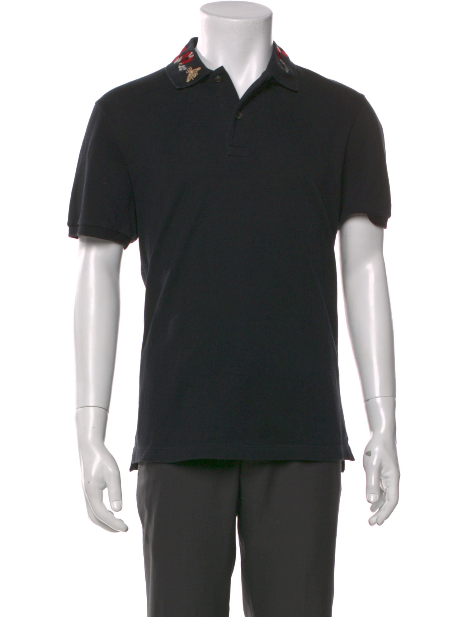 Gucci Kingsnake Crew Neck Polo Shirt