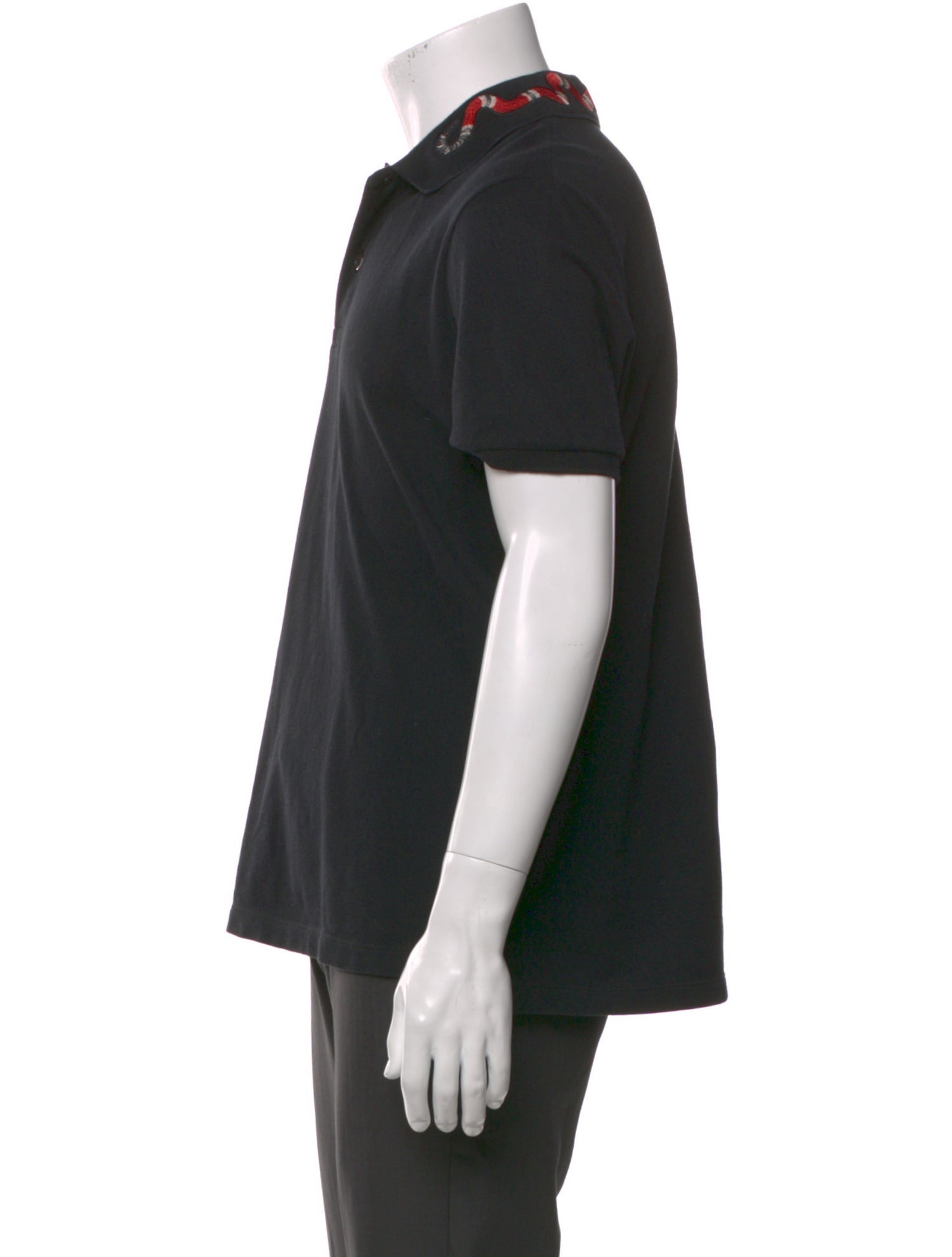 Gucci Kingsnake Crew Neck Polo Shirt