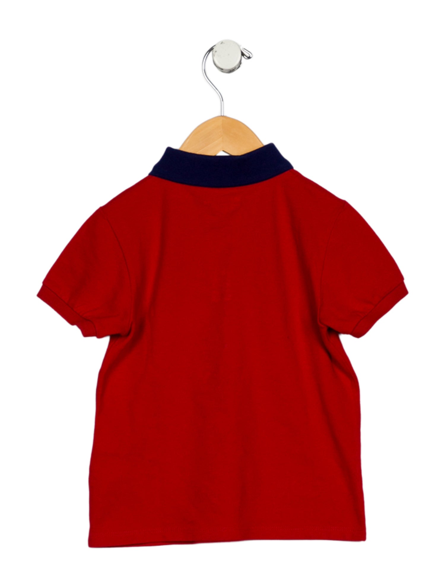 Gucci Embroidered Pattern Print Short Sleeve Polo