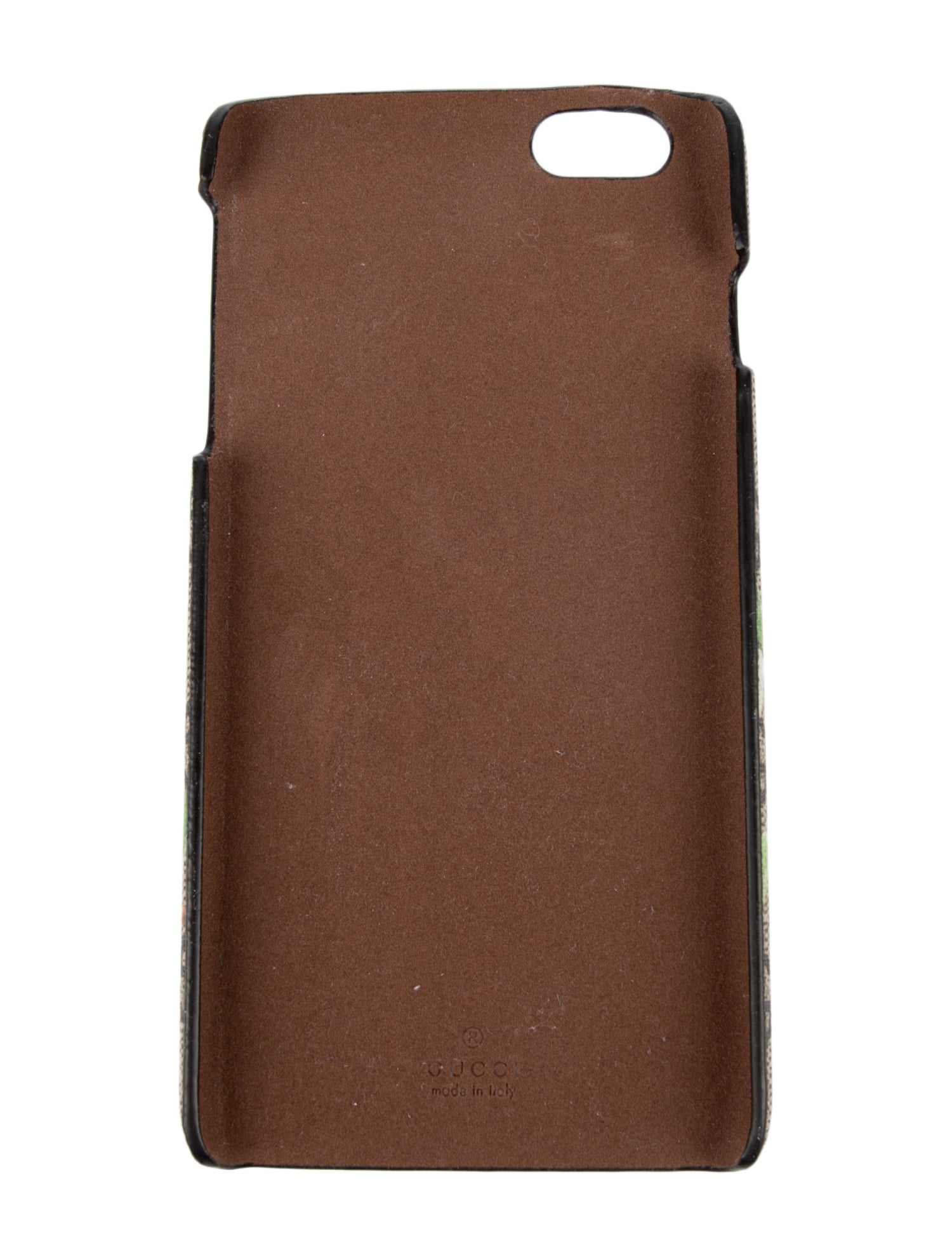 Gucci Leather Patterned Phone Case