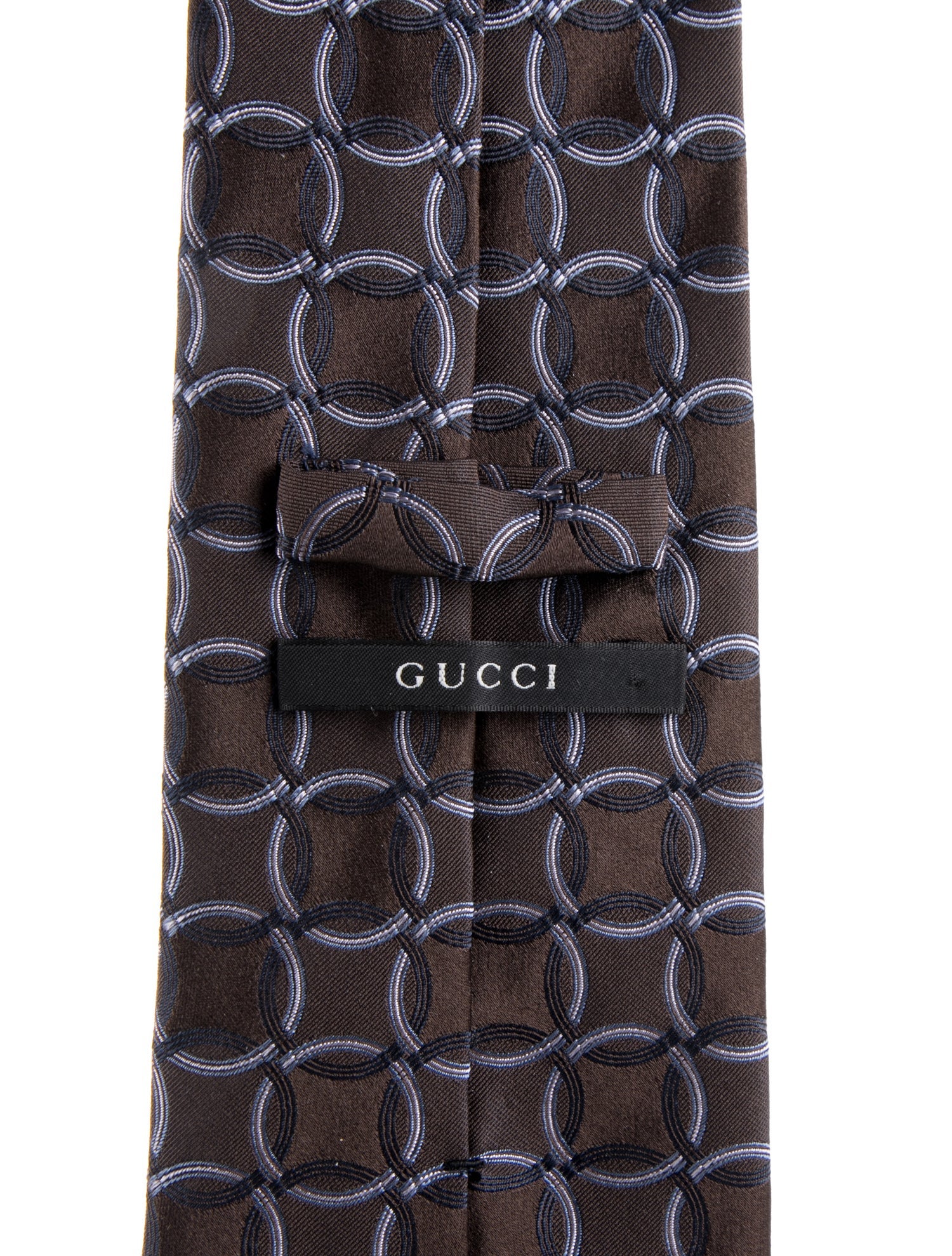 Gucci Silk Pattern Print Tie