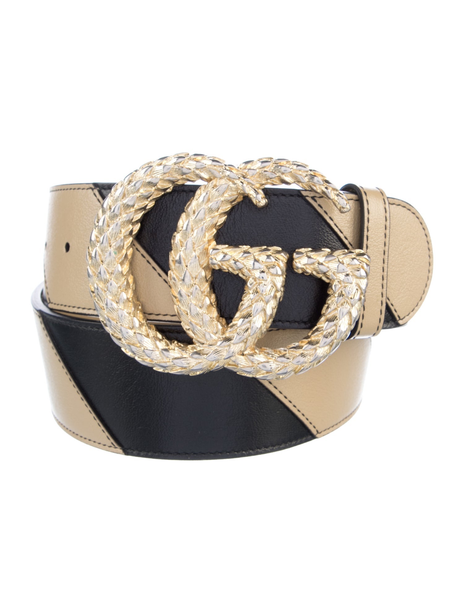 Gucci Double G Logo Leather Belt Kit