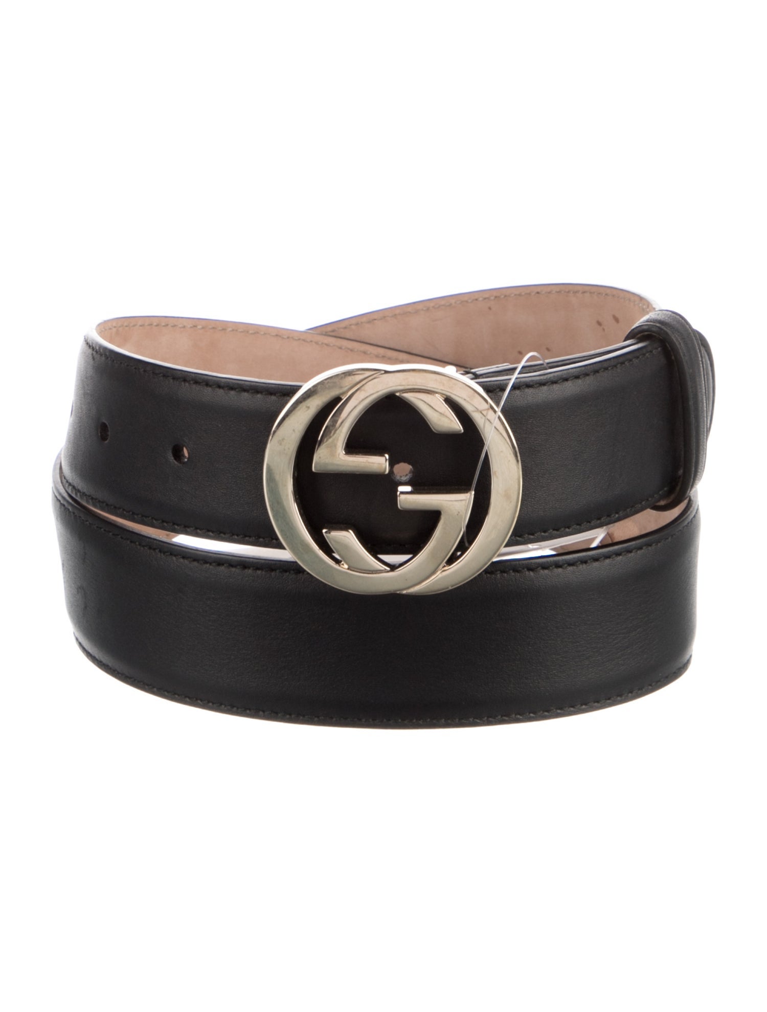 Gucci Interlocking G Logo Leather Belt