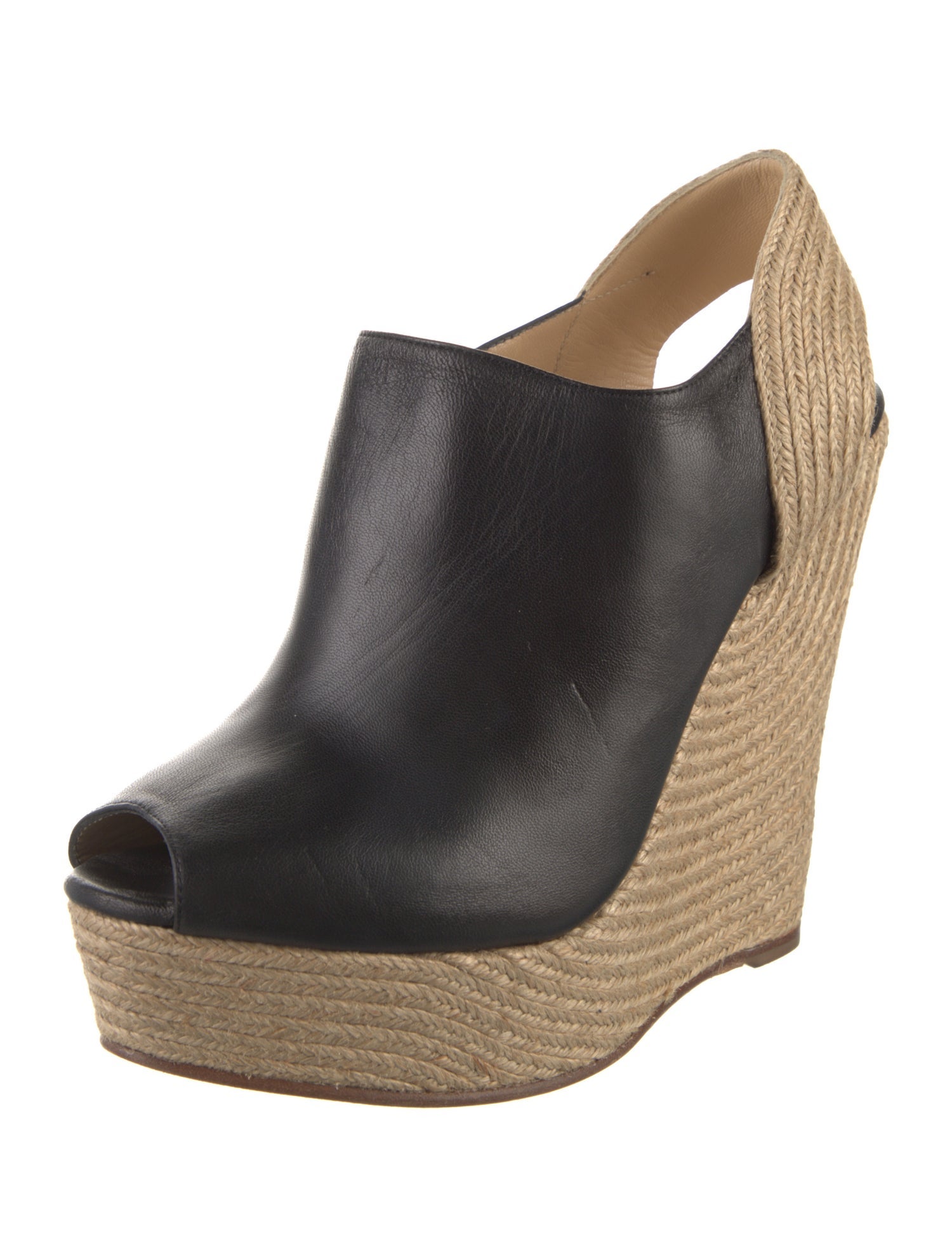 Gucci Leather Colorblock Pattern Mules