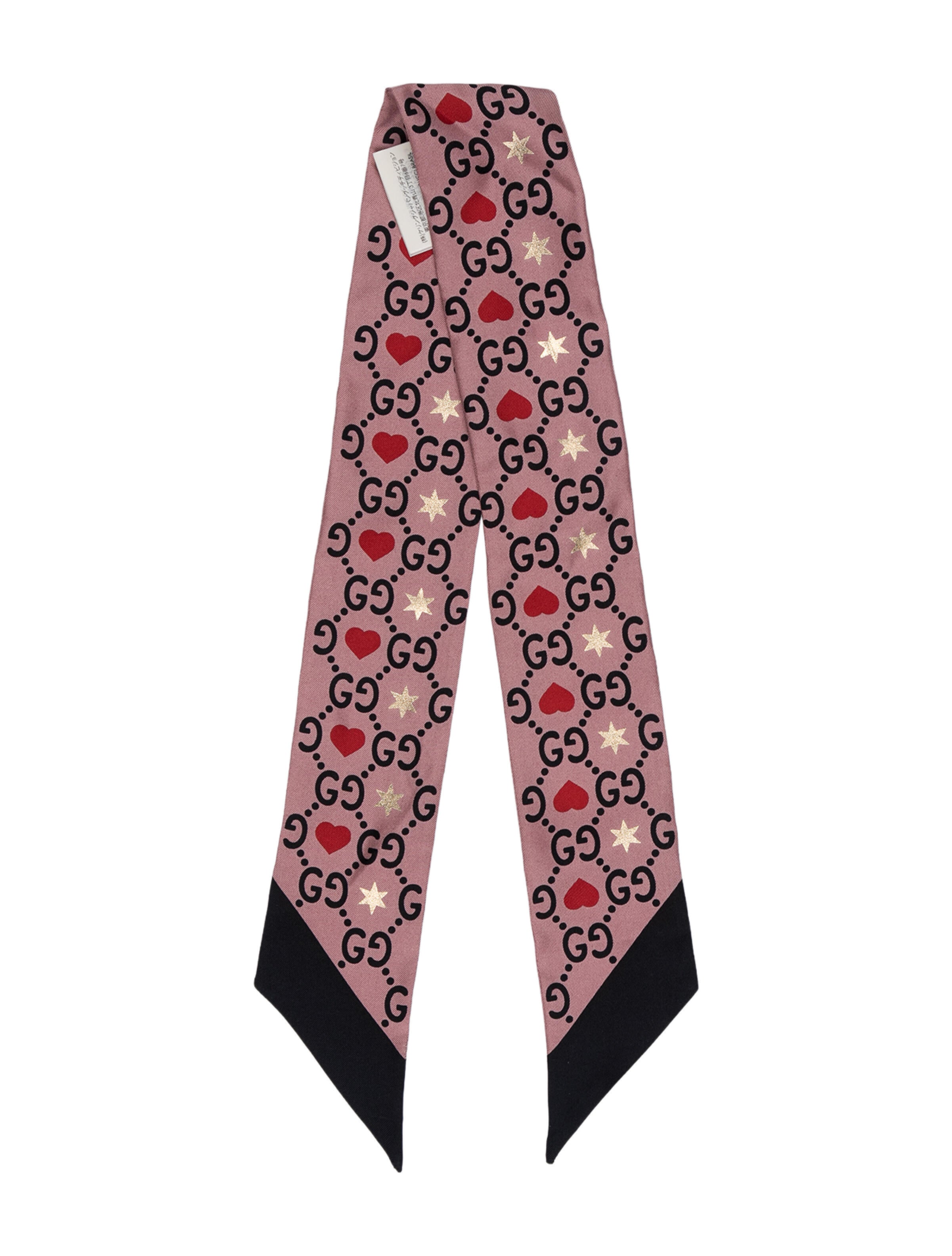 Gucci Silk GG Signature Scarf