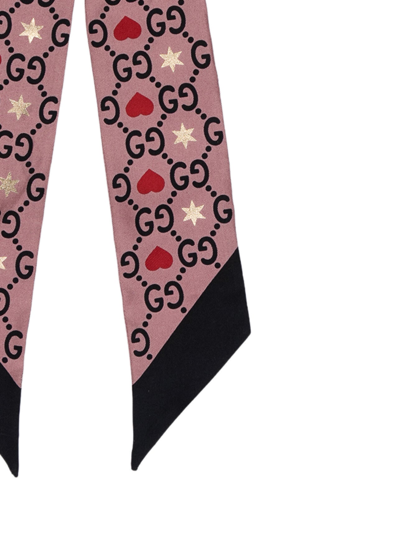 Gucci Silk GG Signature Scarf