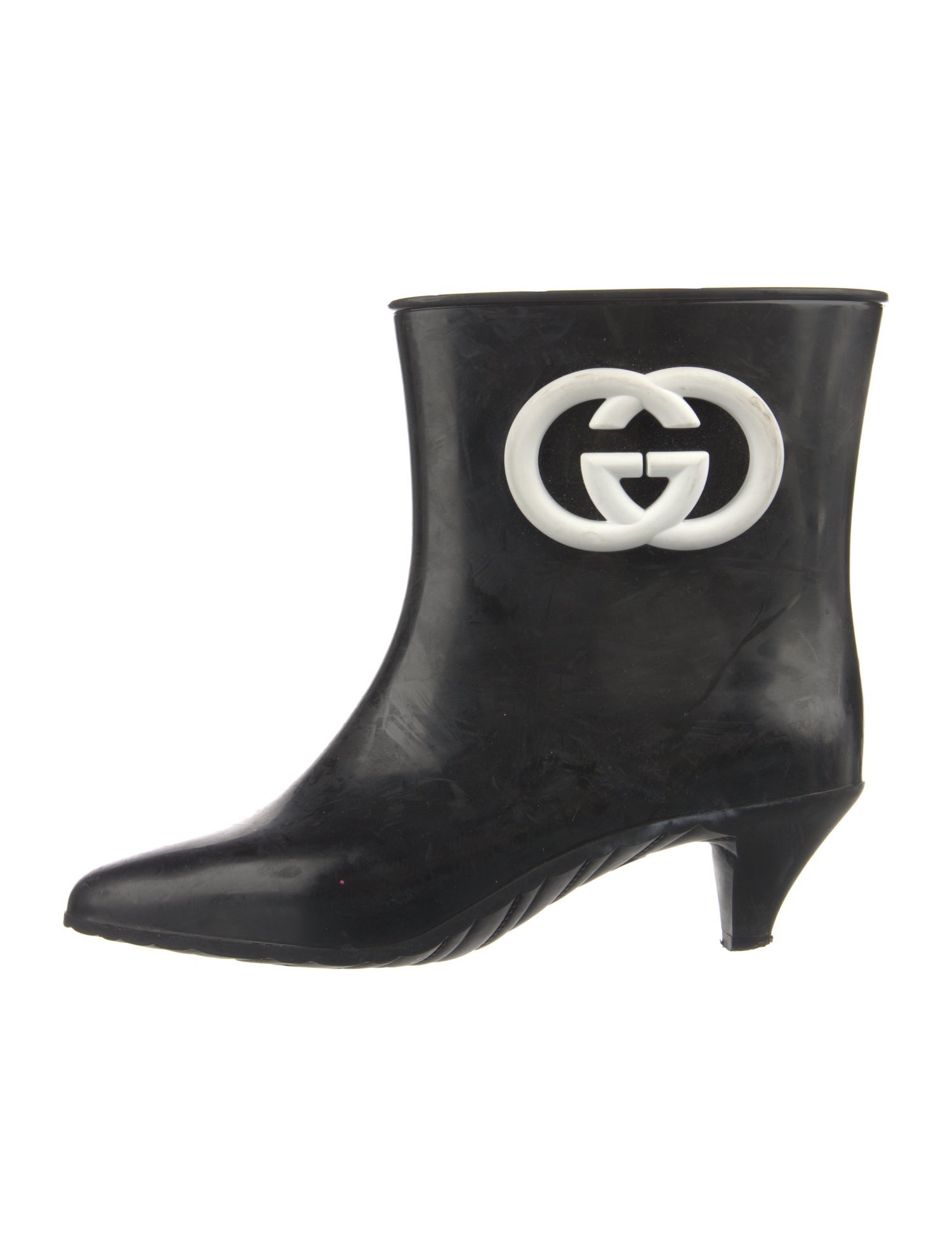 Gucci Interlocking G Logo Rubber Rain Boots