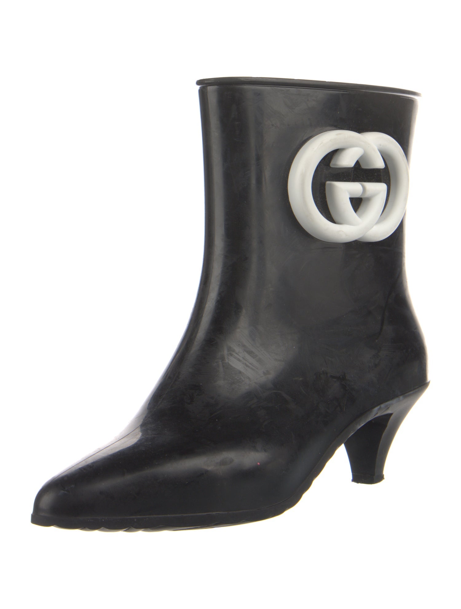 Gucci Interlocking G Logo Rubber Rain Boots
