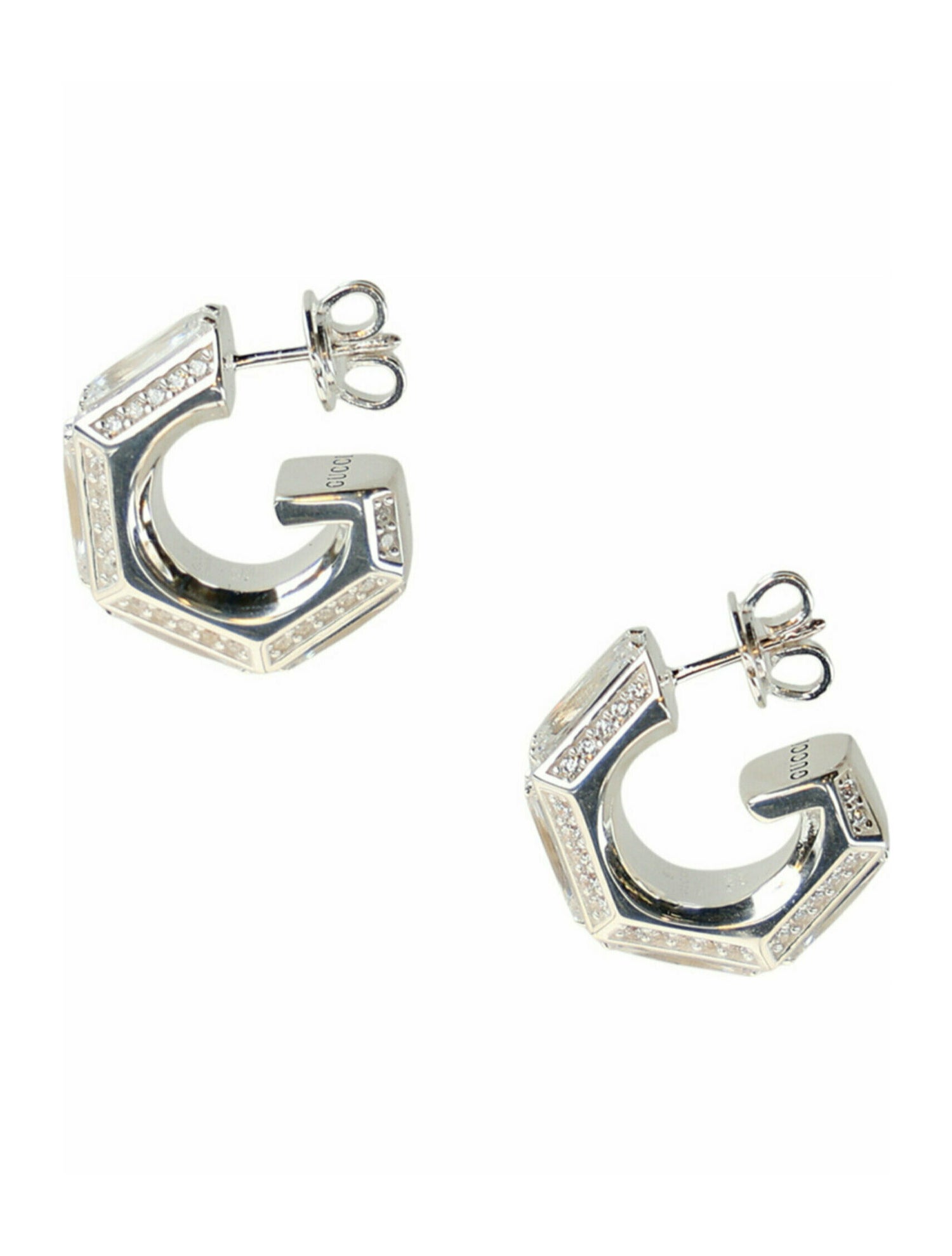 Gucci Sterling Silver Hoop Earrings