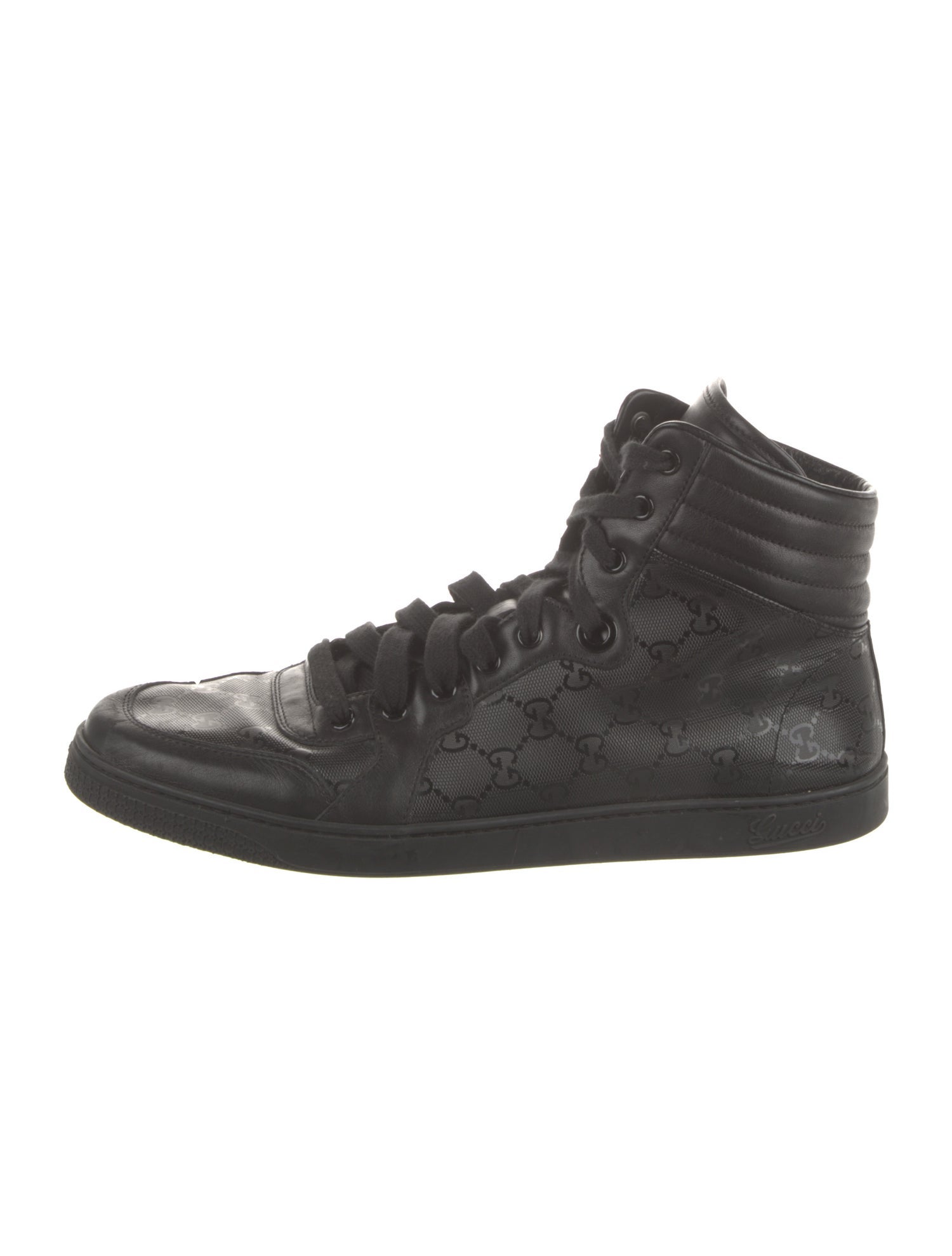 Gucci GG Imprimé Leather Sneakers