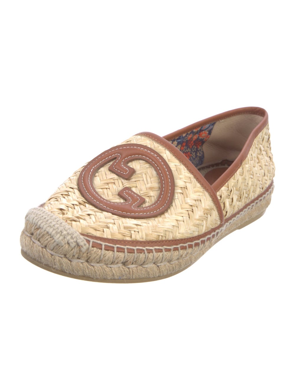 Gucci Straw Colorblock Pattern Espadrilles - image 2