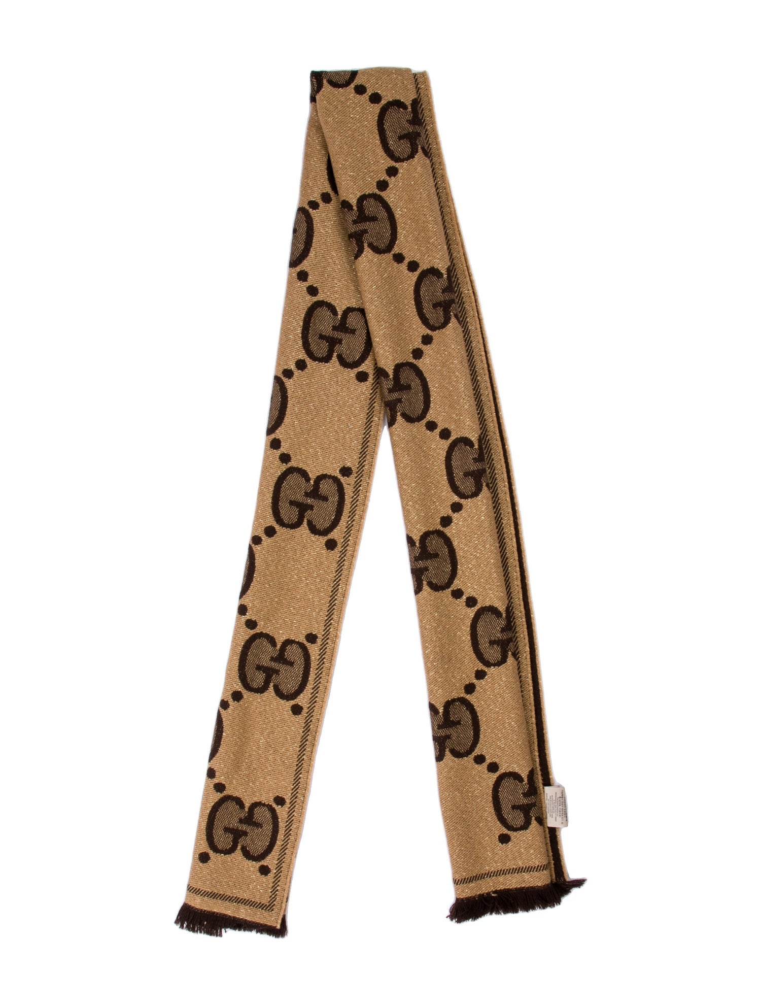 Gucci Wool GG Logo Scarf