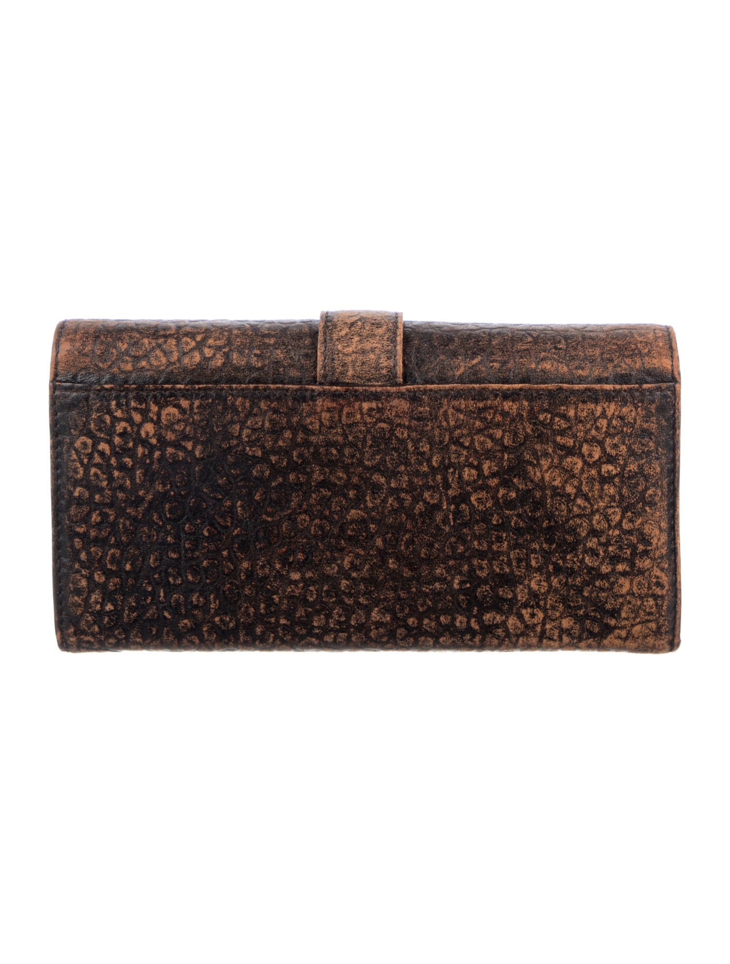 Gucci Leather Printed Continental Wallet