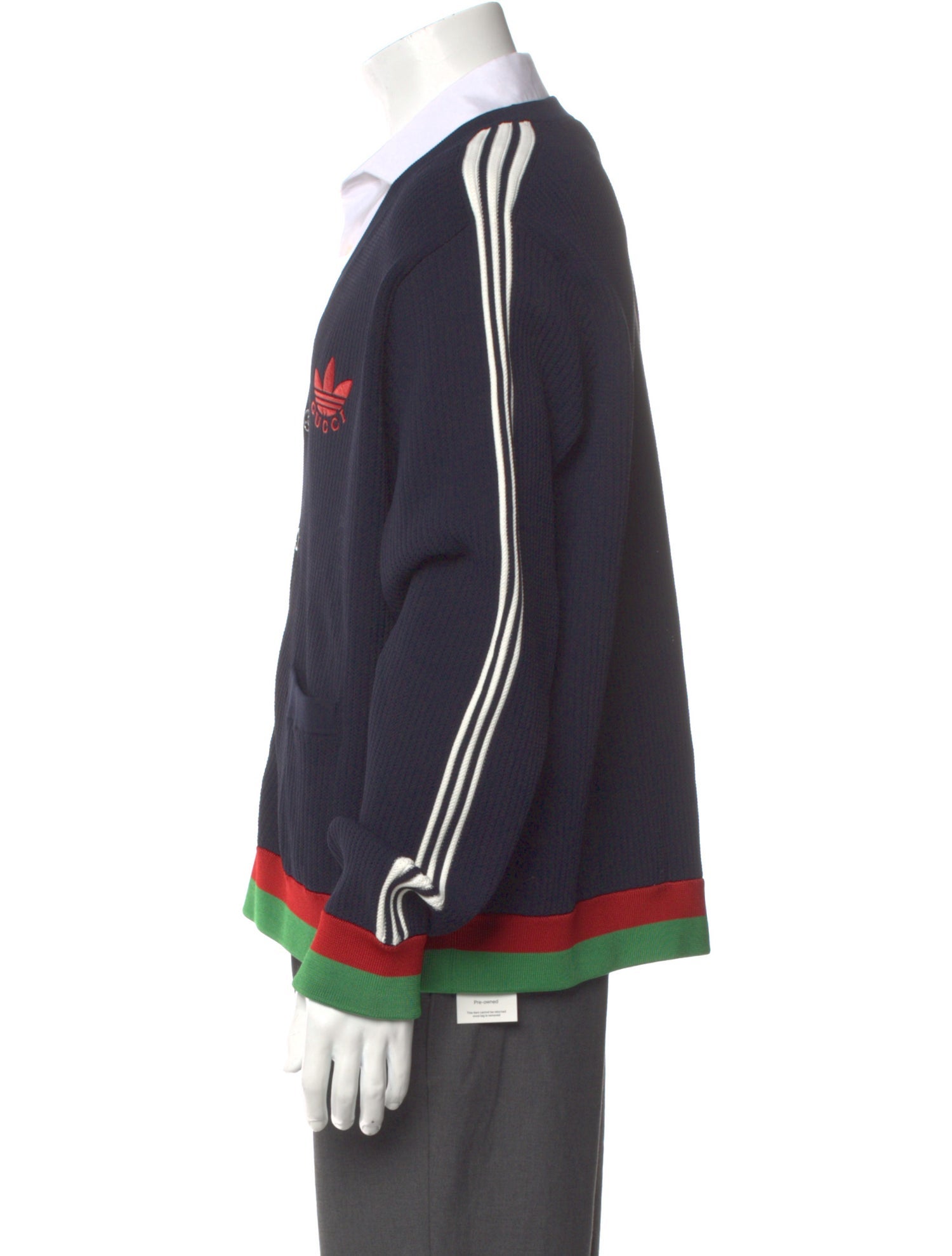 Gucci x Adidas 2022 Web Accent Cardigan w/ Tags