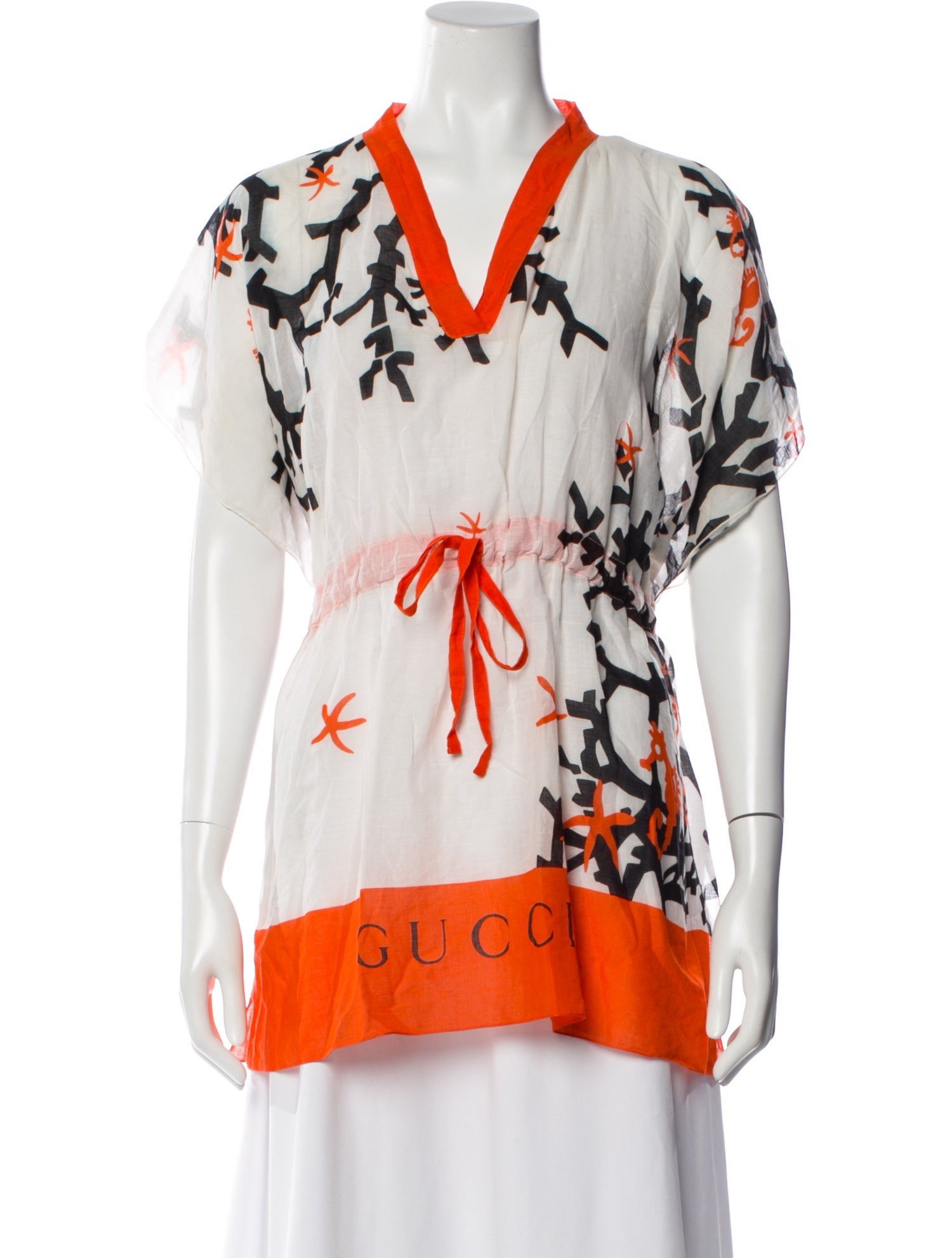 Gucci Vintage Printed Cover-Up