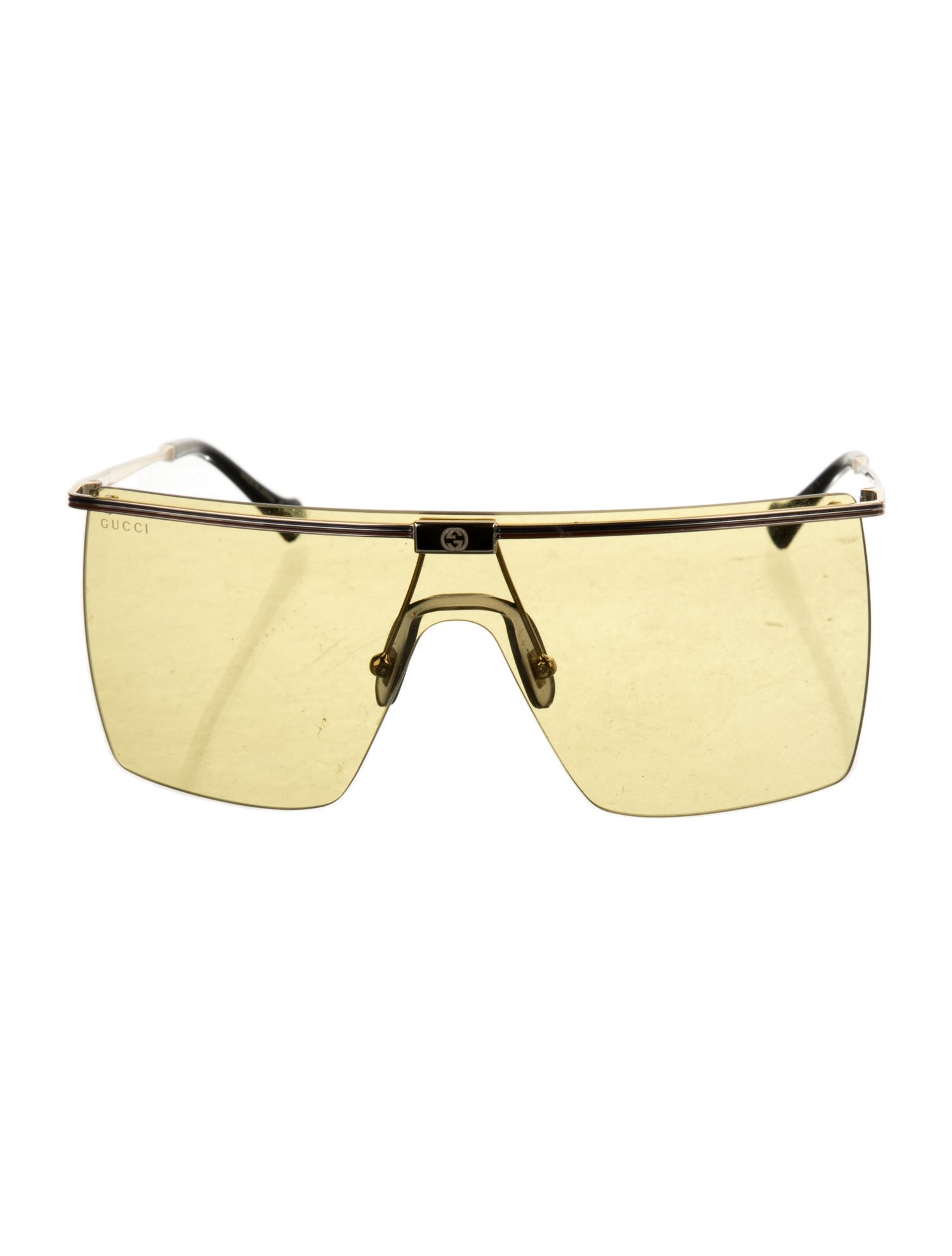 Gucci Shield Tinted Sunglasses