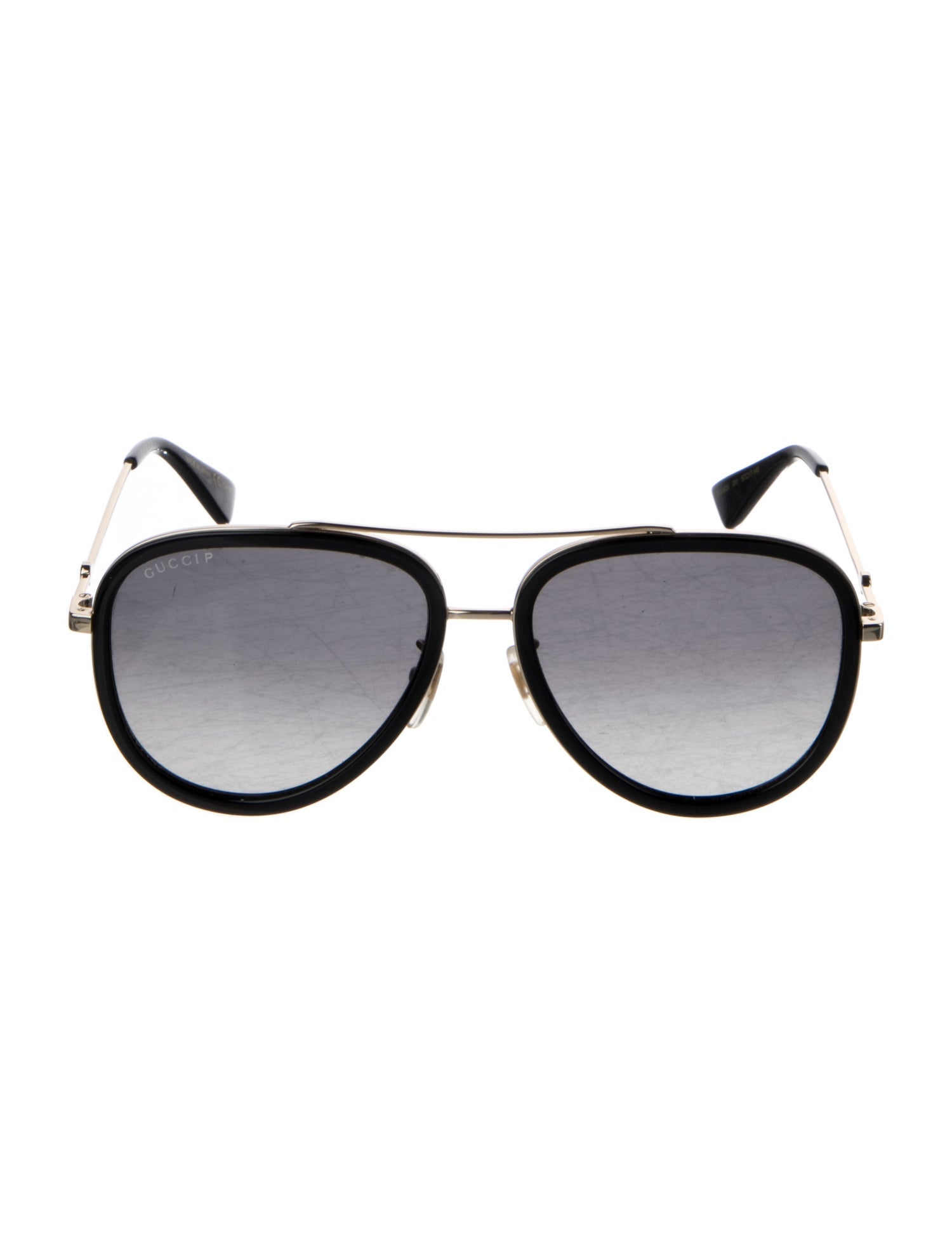 Gucci Interlocking G Logo Aviator Sunglasses