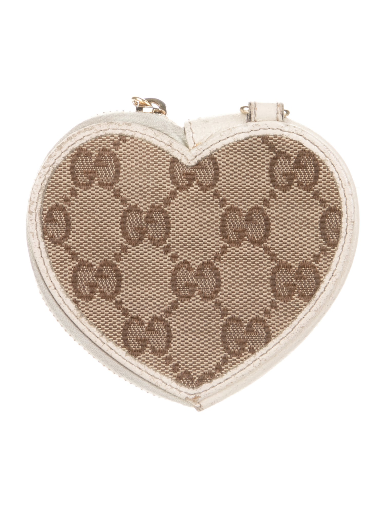 Gucci GG Heart Shaped Coin Purse