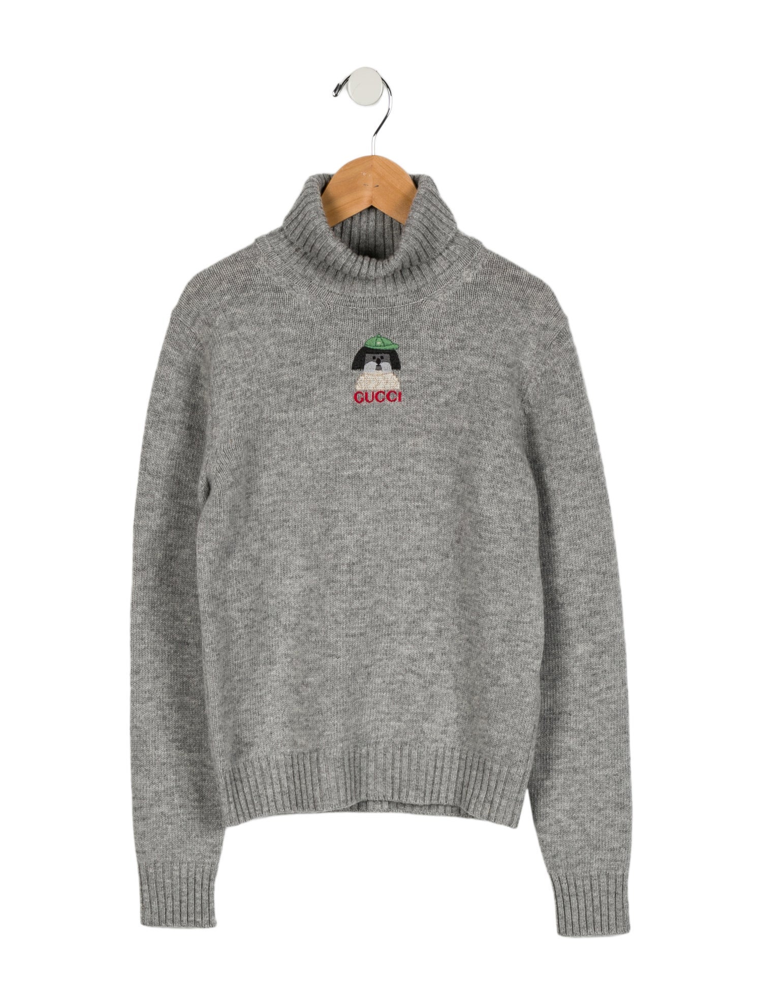 Gucci Boys' Embroidered Turtleneck Sweater w/Tags