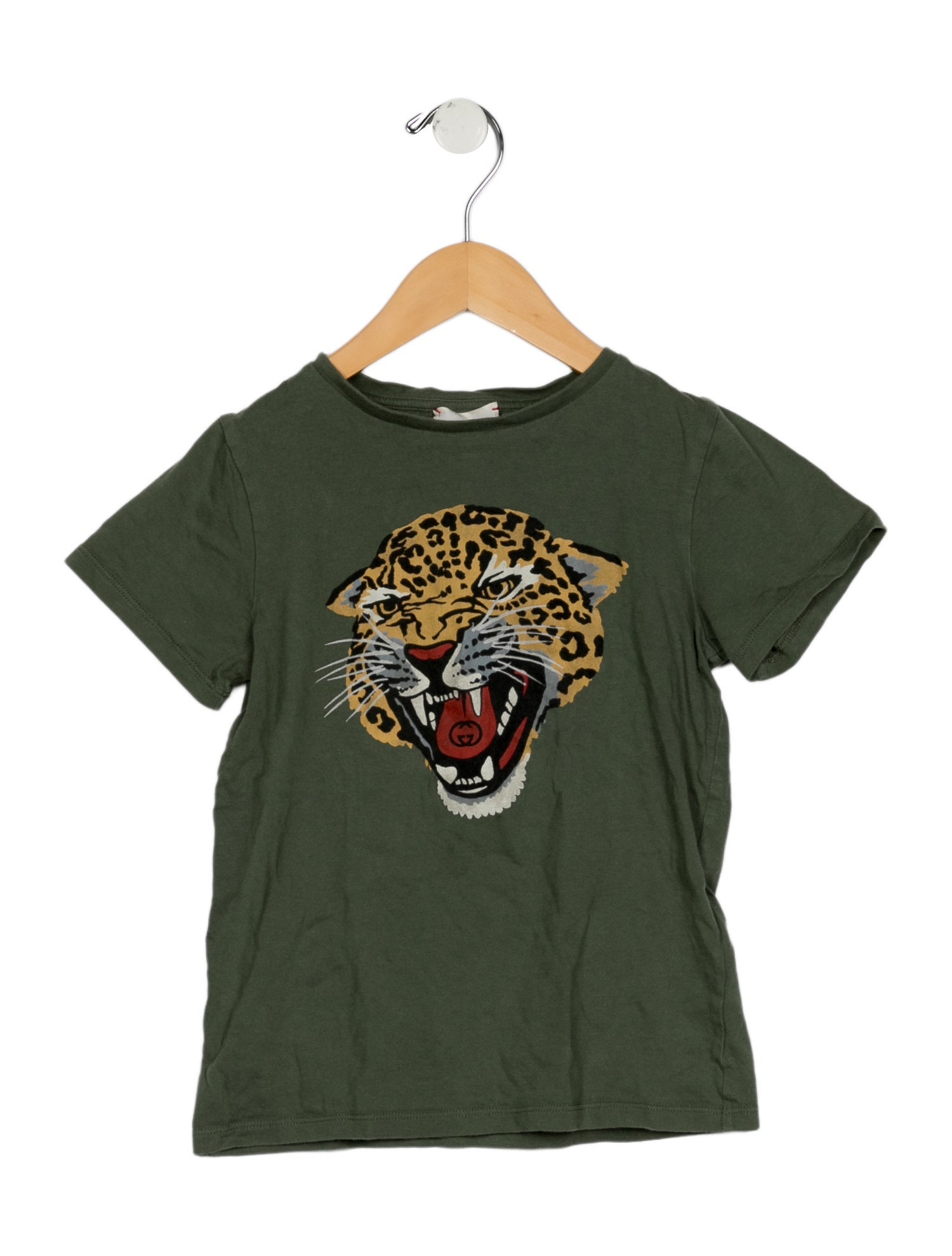 Gucci Boys' Feline Graphic Short Sleeve T-Shirt