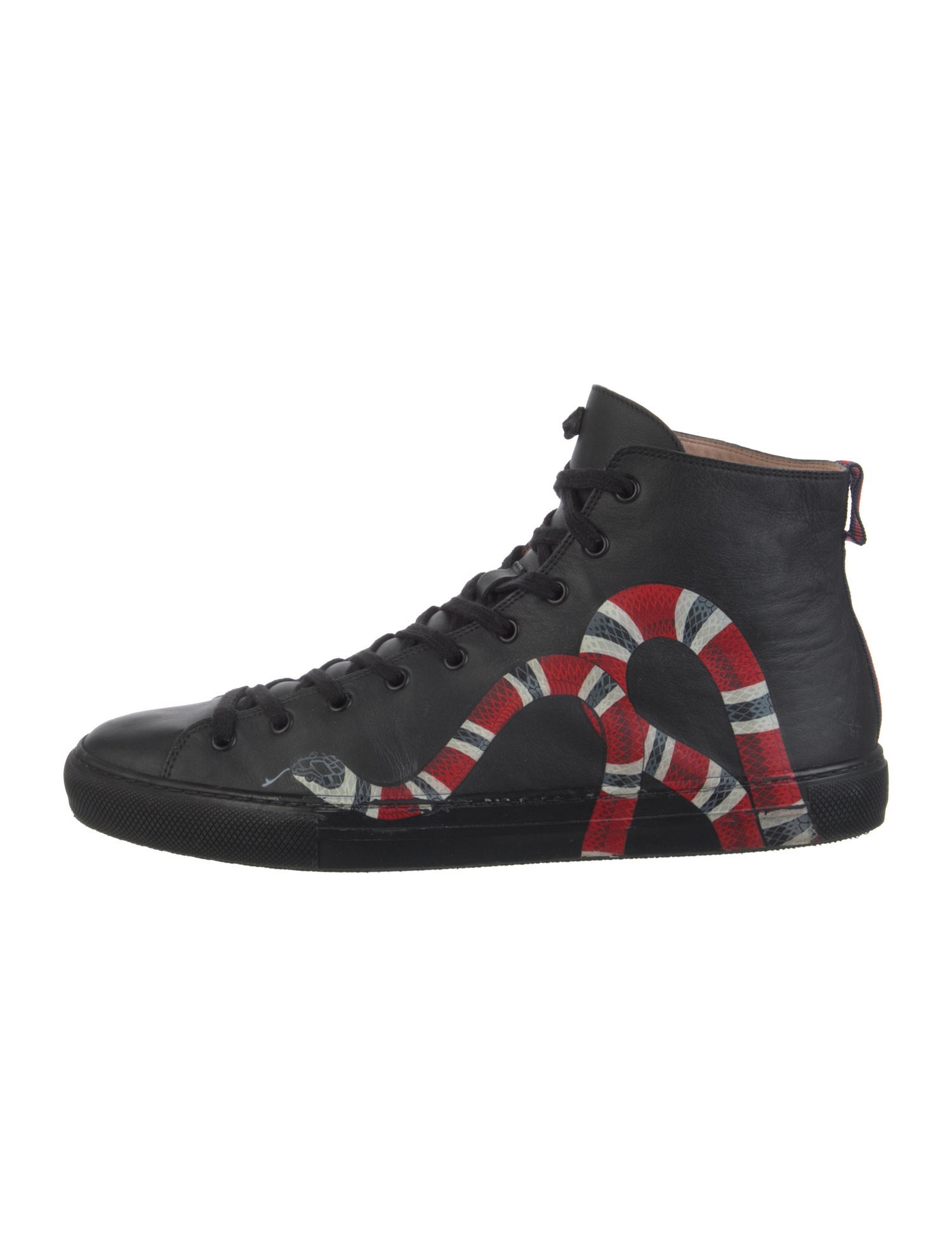 Gucci Kingsnake Leather Sneakers