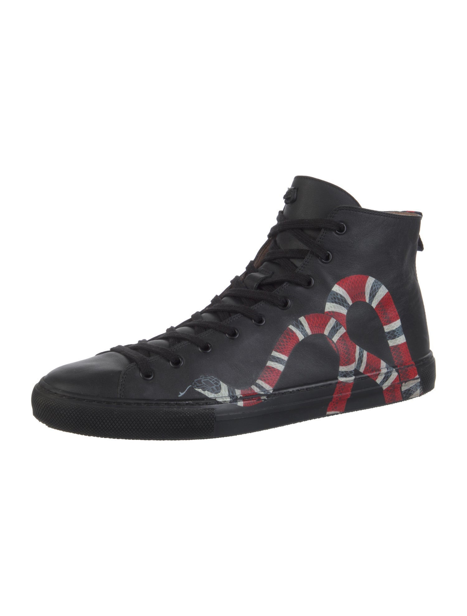Gucci Kingsnake Leather Sneakers