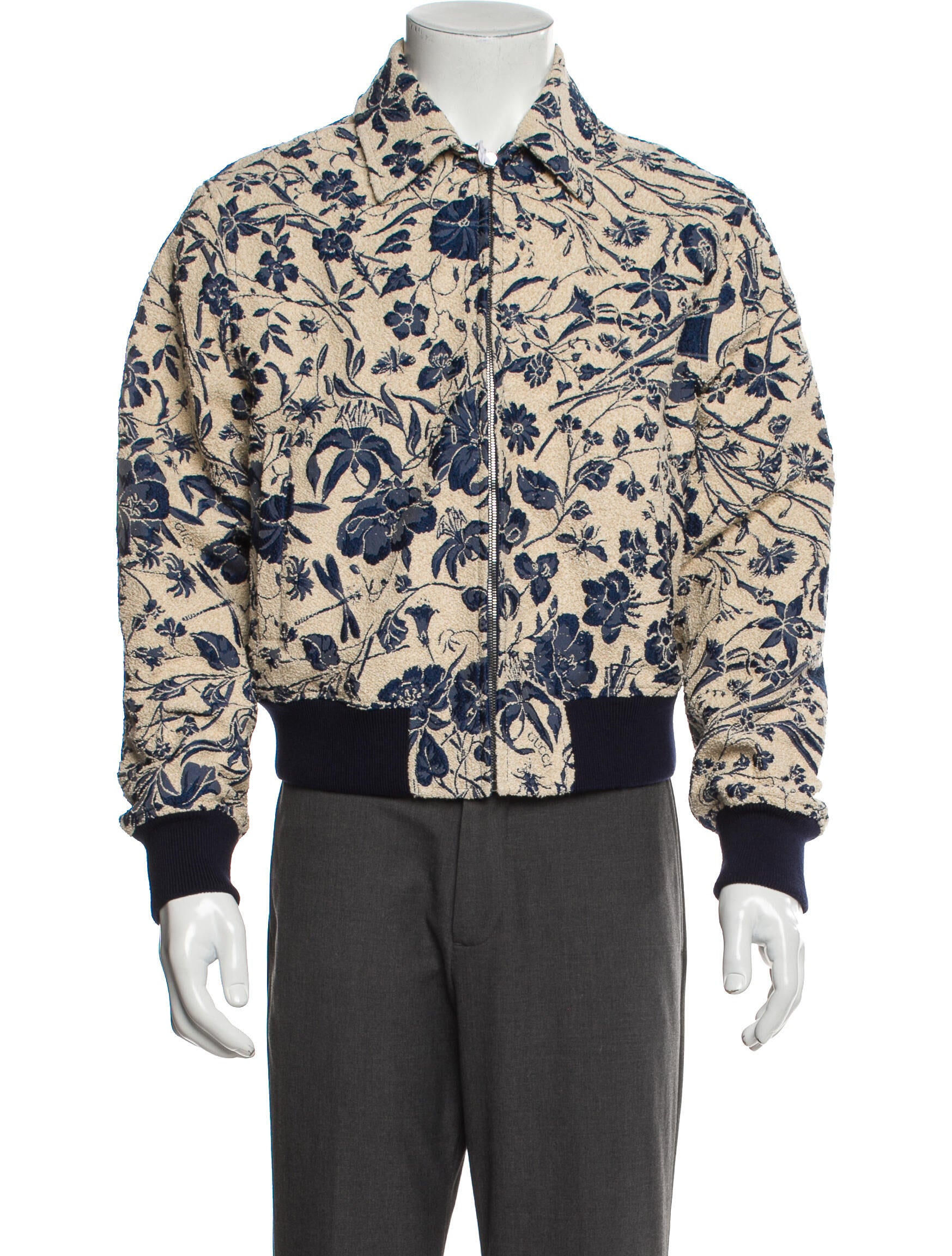 Gucci 2025 Flora Print Bomber Jacket w/ Tags