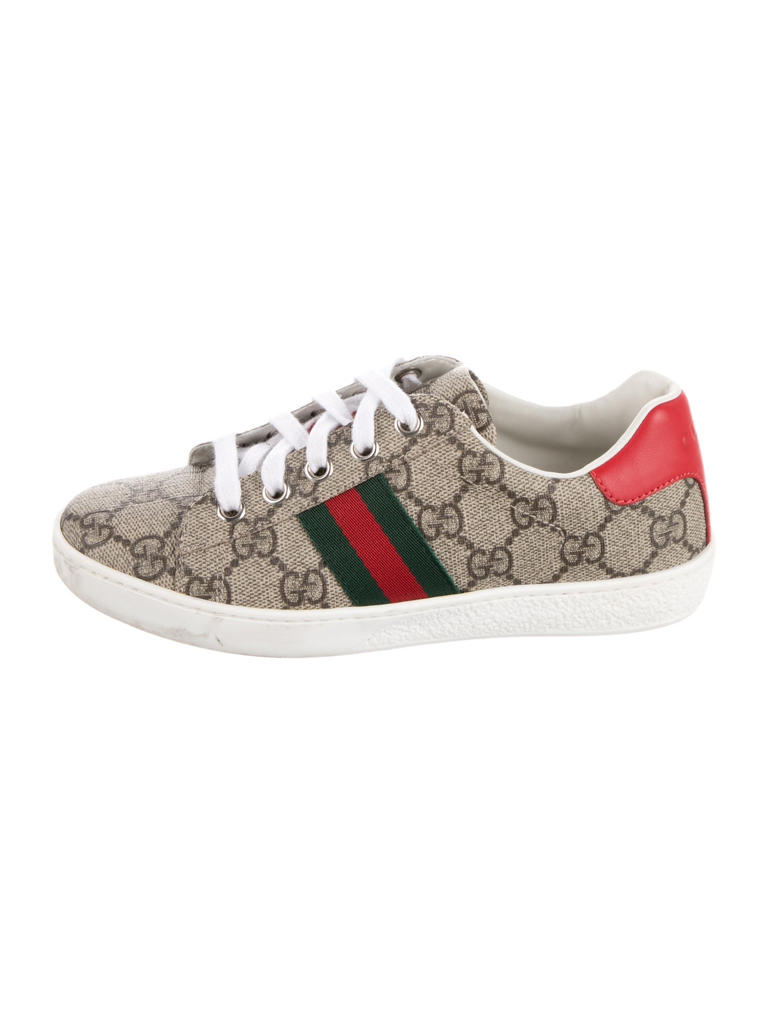 Gucci Coated Canvas GG Supreme Kids Sneaker