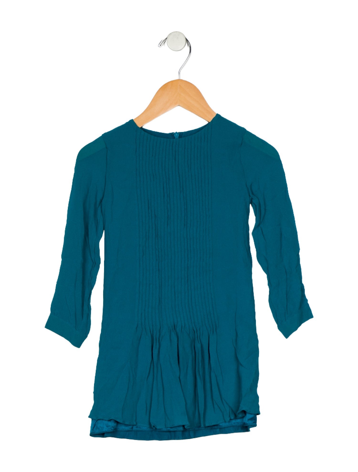 Gucci Silk blue long sleeve shirt