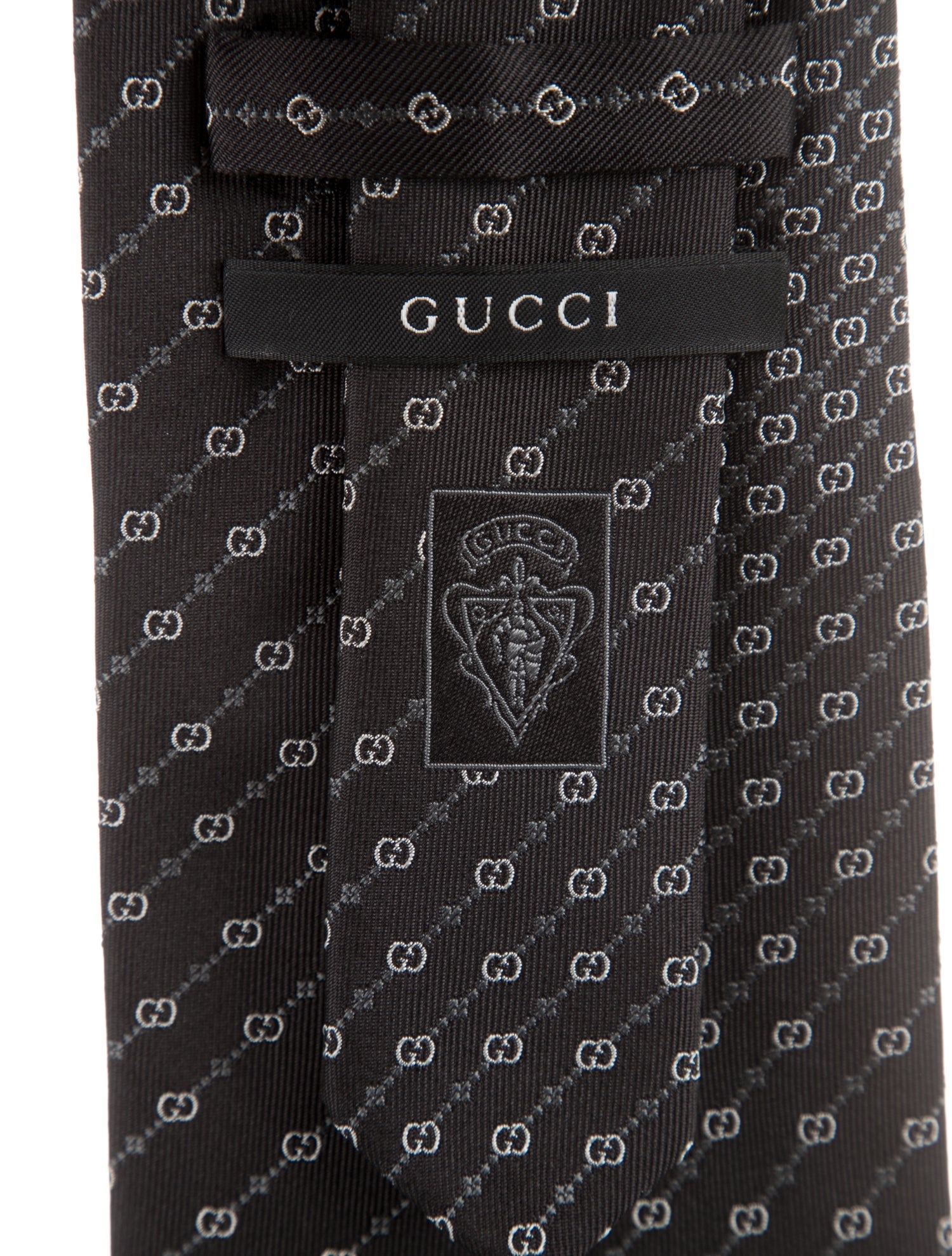 Gucci GG Logo Silk Tie