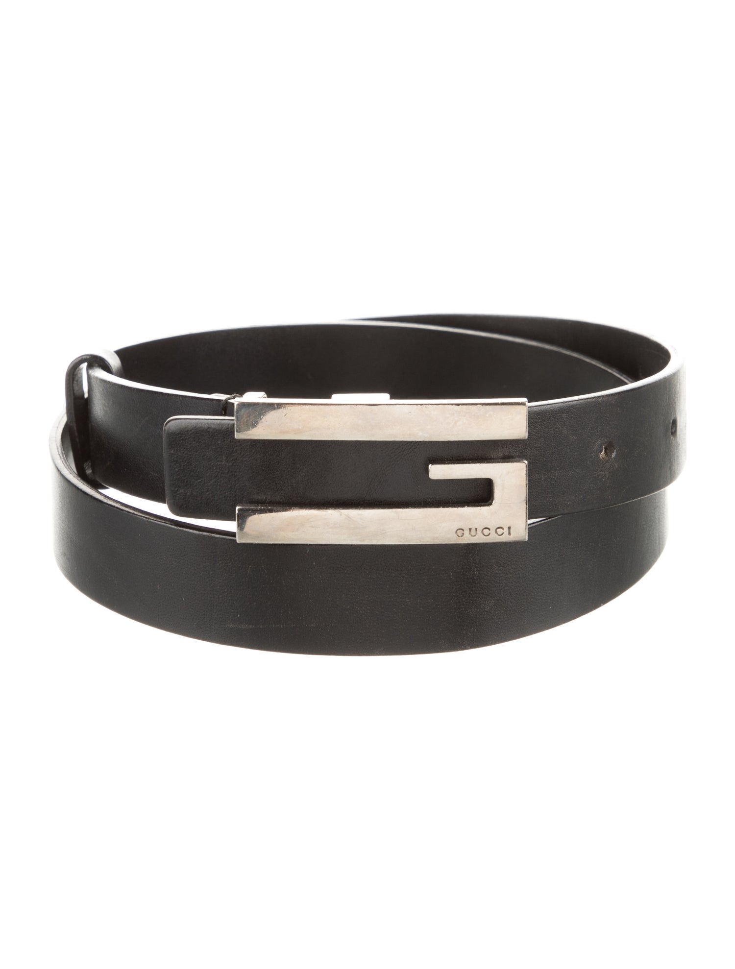 Gucci Skinny Leather Belt