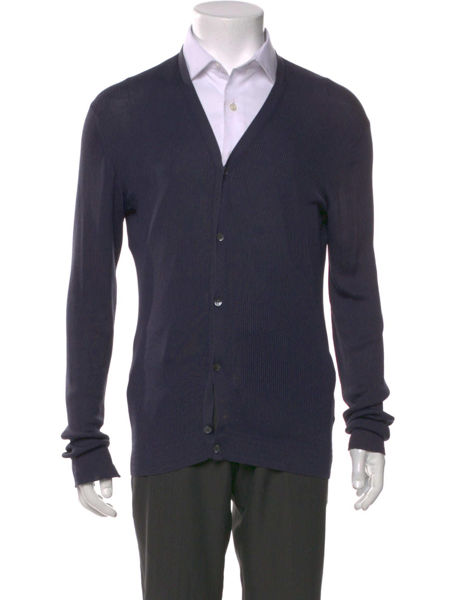 Gucci Silk V-Neck Cardigan