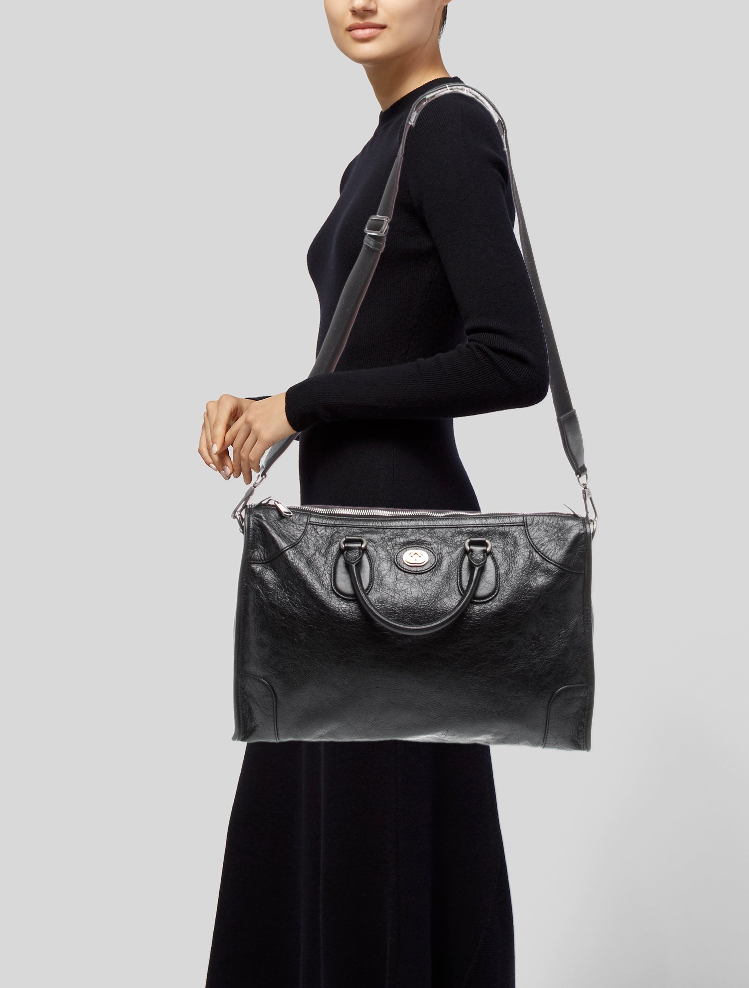 Gucci Leather Morpheus Duffle Bag