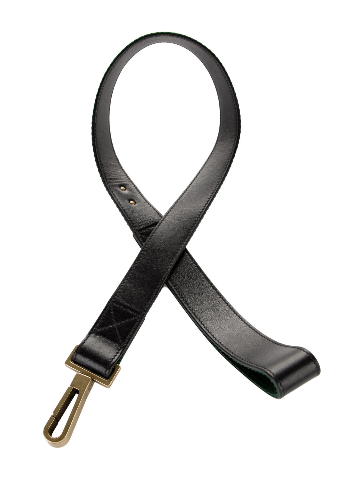 Gucci Canvas Leather Bag Strap