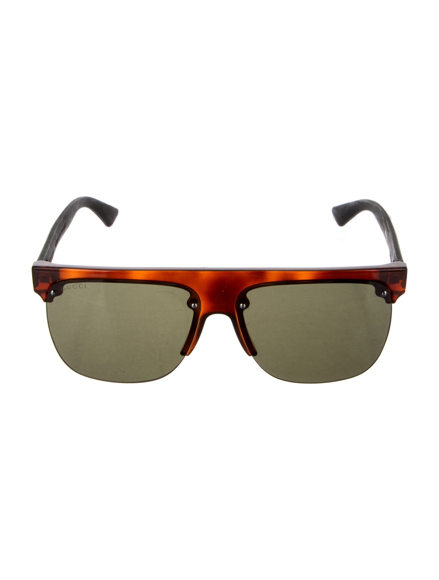 Gucci Sylvie Web Accent Square Sunglasses