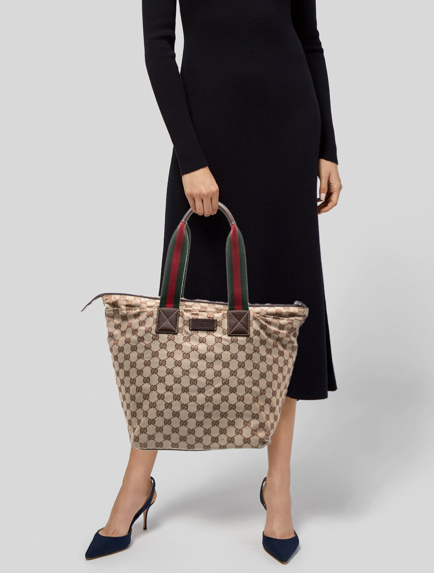 Gucci GG Canvas Top Handle Bag